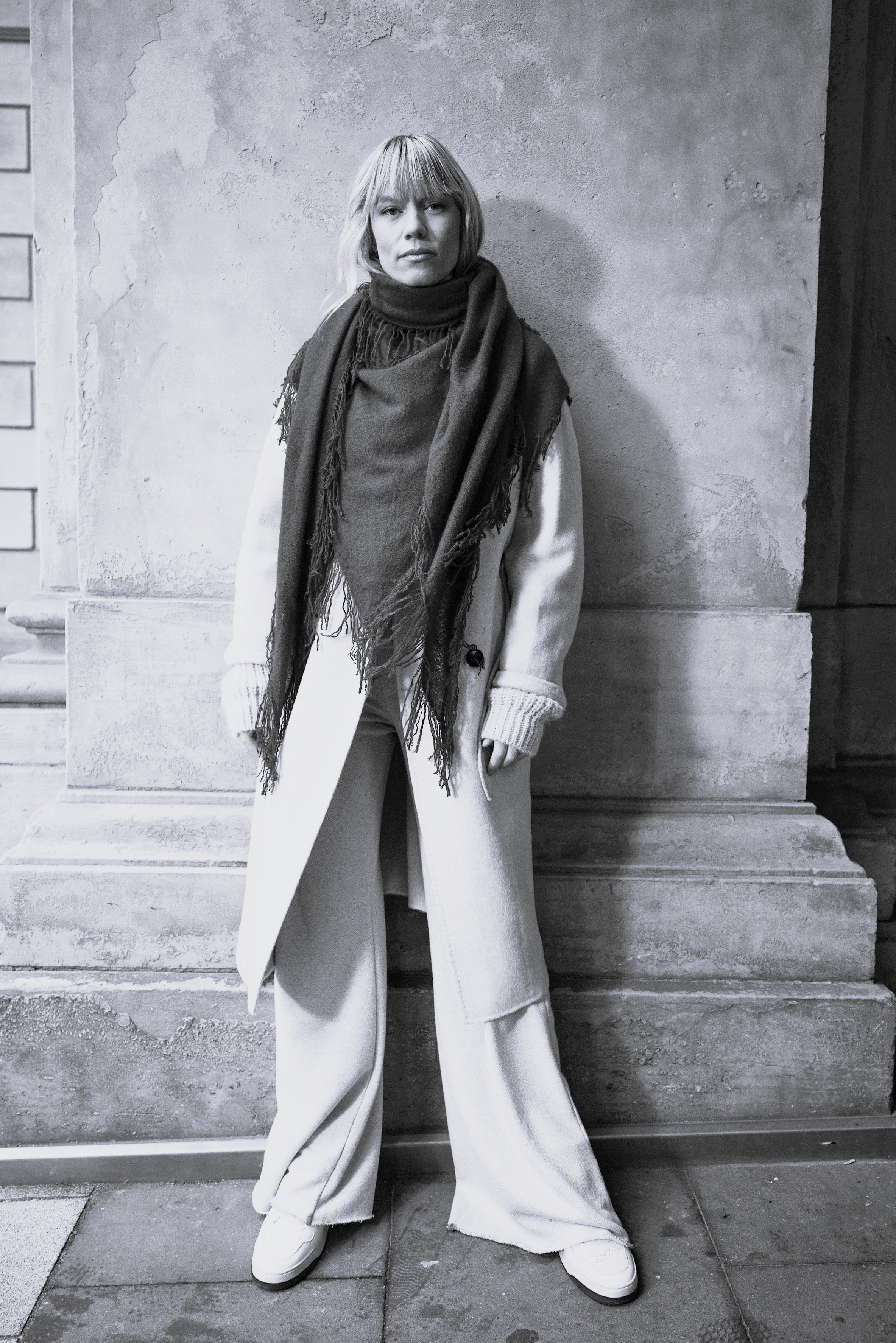 SUMA - Kaschmir-Schal - Farbe: Jet Black 25603