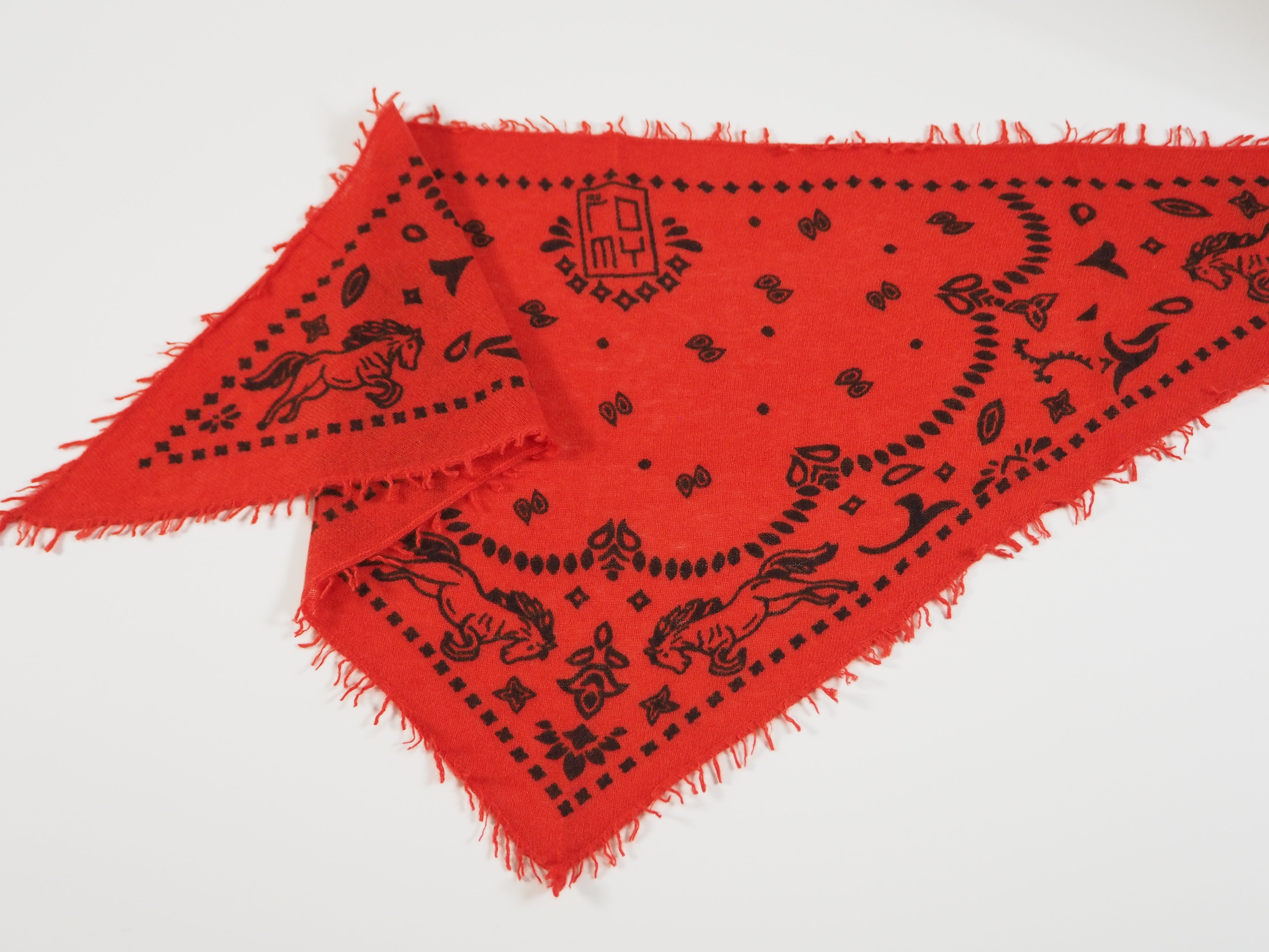 Wild Horses - Cashmere-Schal - Farbe: Red/Black
