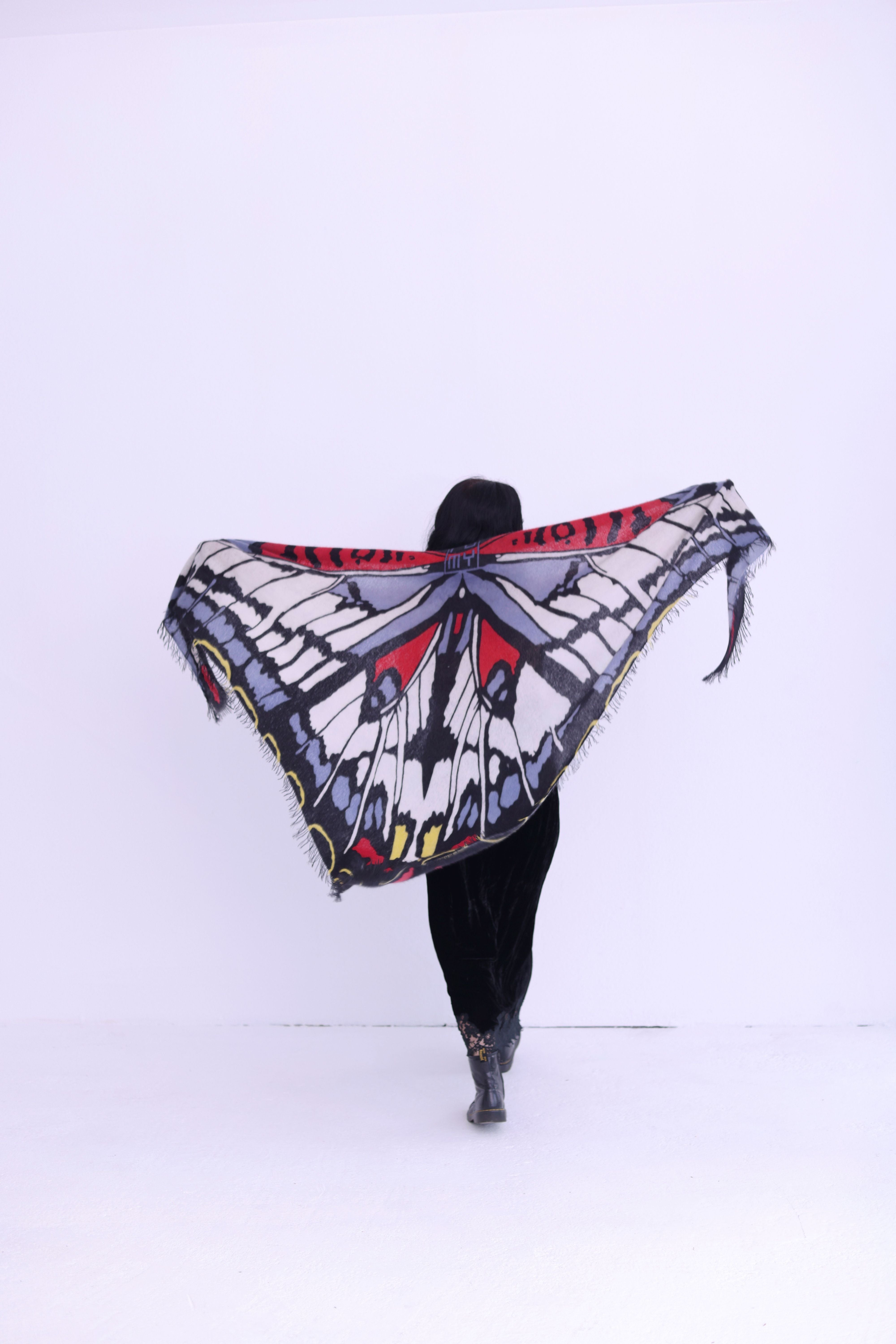 ANAYA - Kaschmir-Schal - Farbe: Multicolor