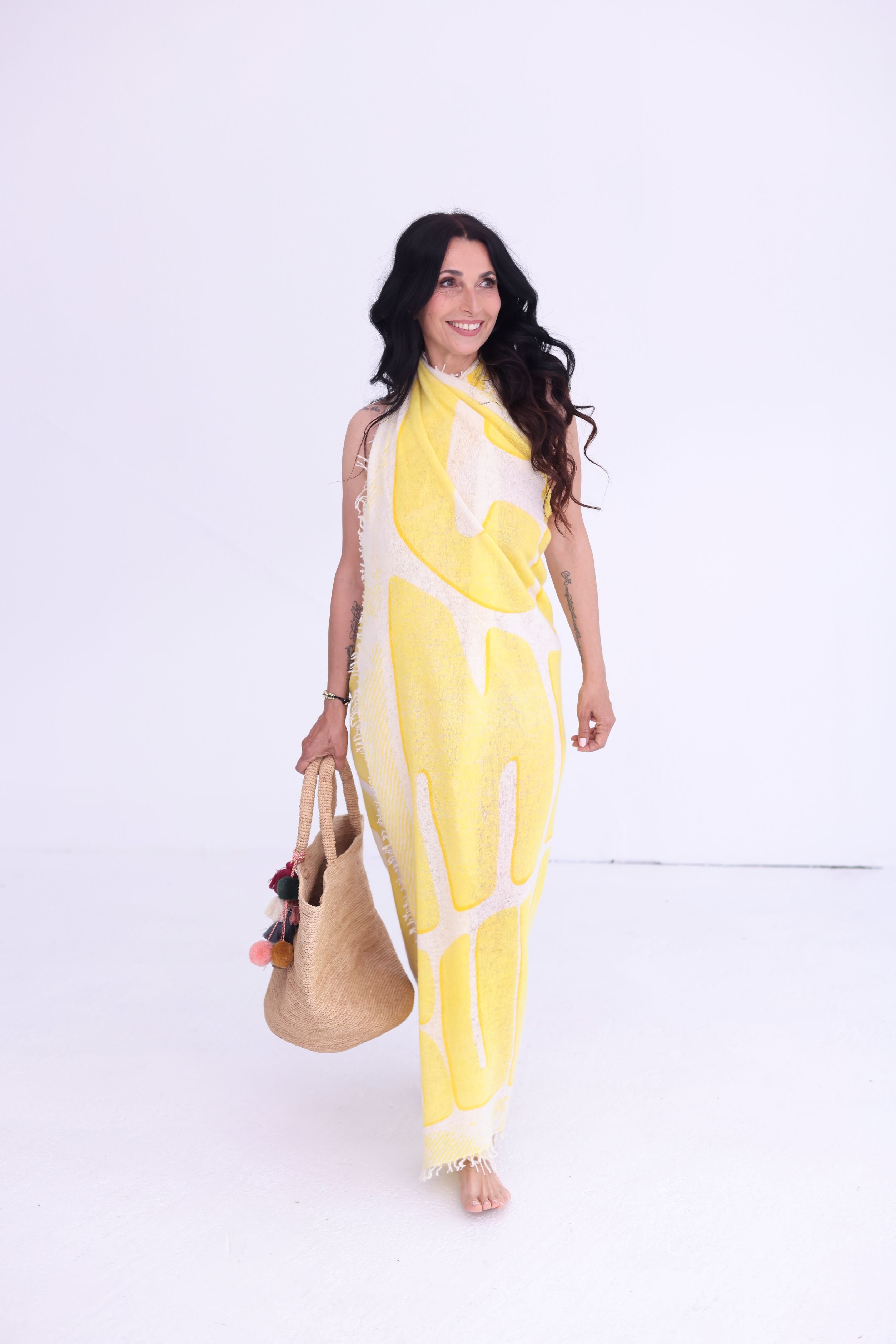 Sunshine - Cashmere-Schal - Farbe: Yellow
