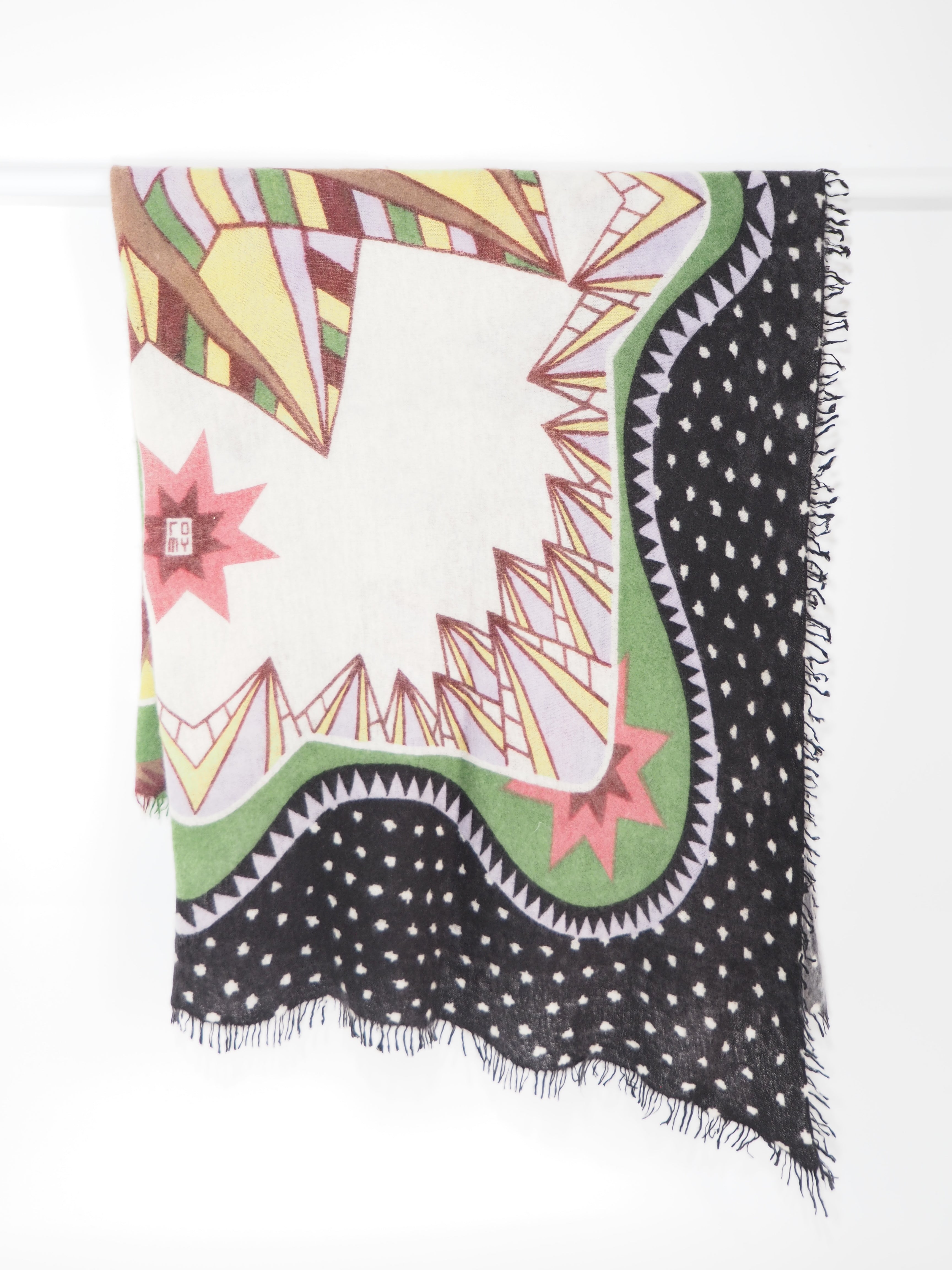 NIKITA - Kaschmir-Schal - Farbe: Black / Multi-coloured