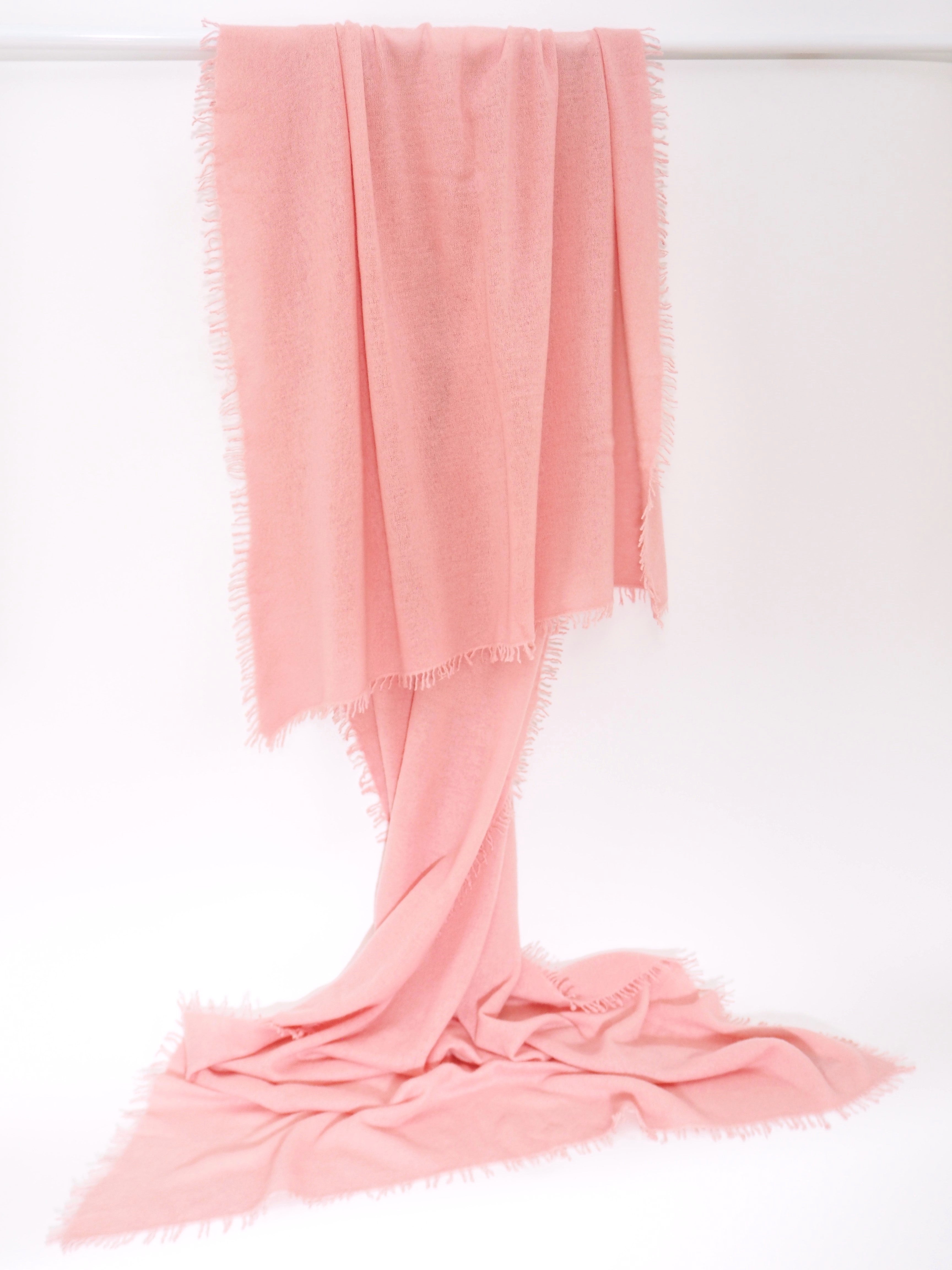 Tibet - Cashmere-Schal - Farbe: Salmon 96L