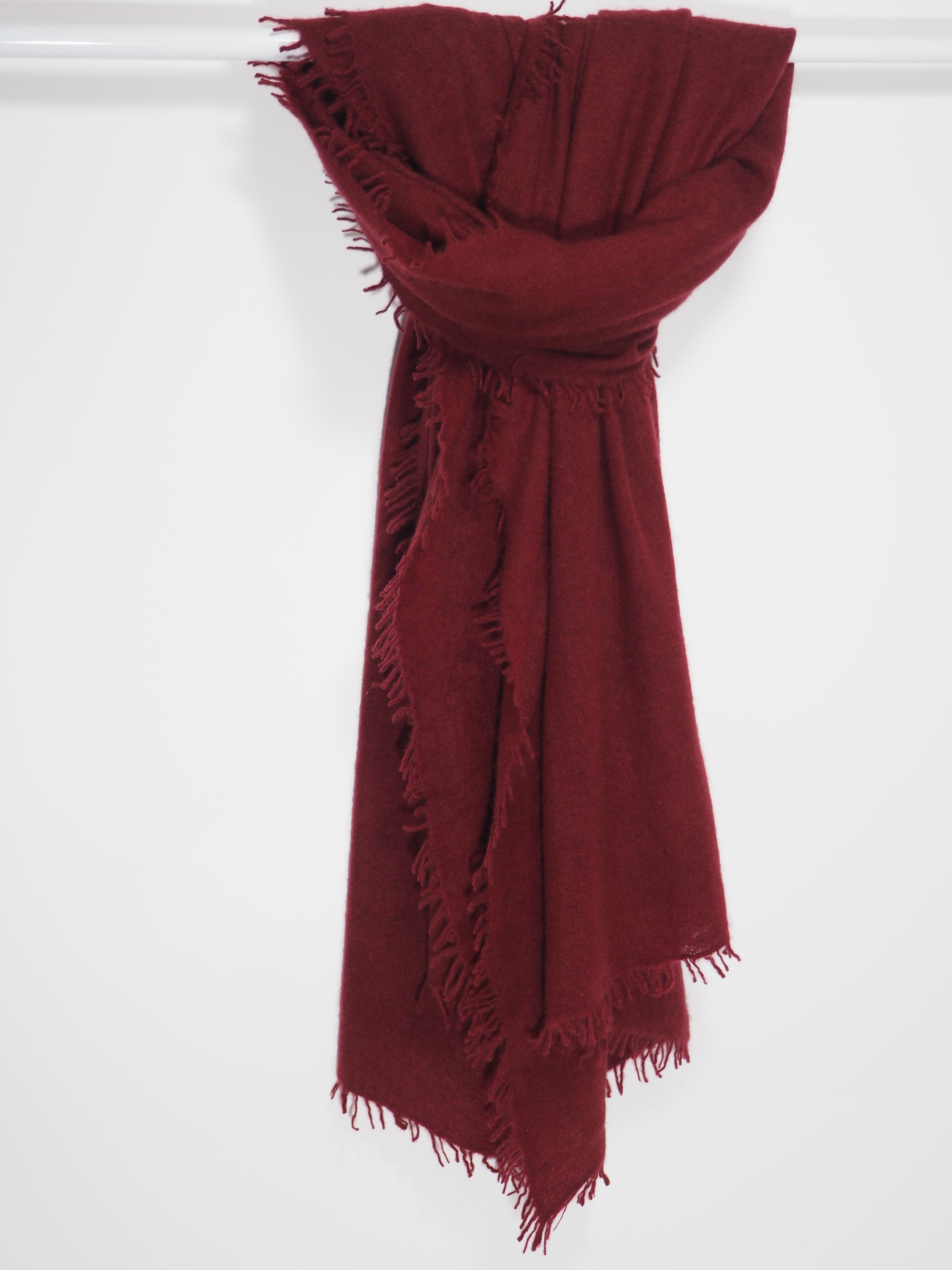 Tibet - Cashmere-Schal - Farbe: Ruby-Wine