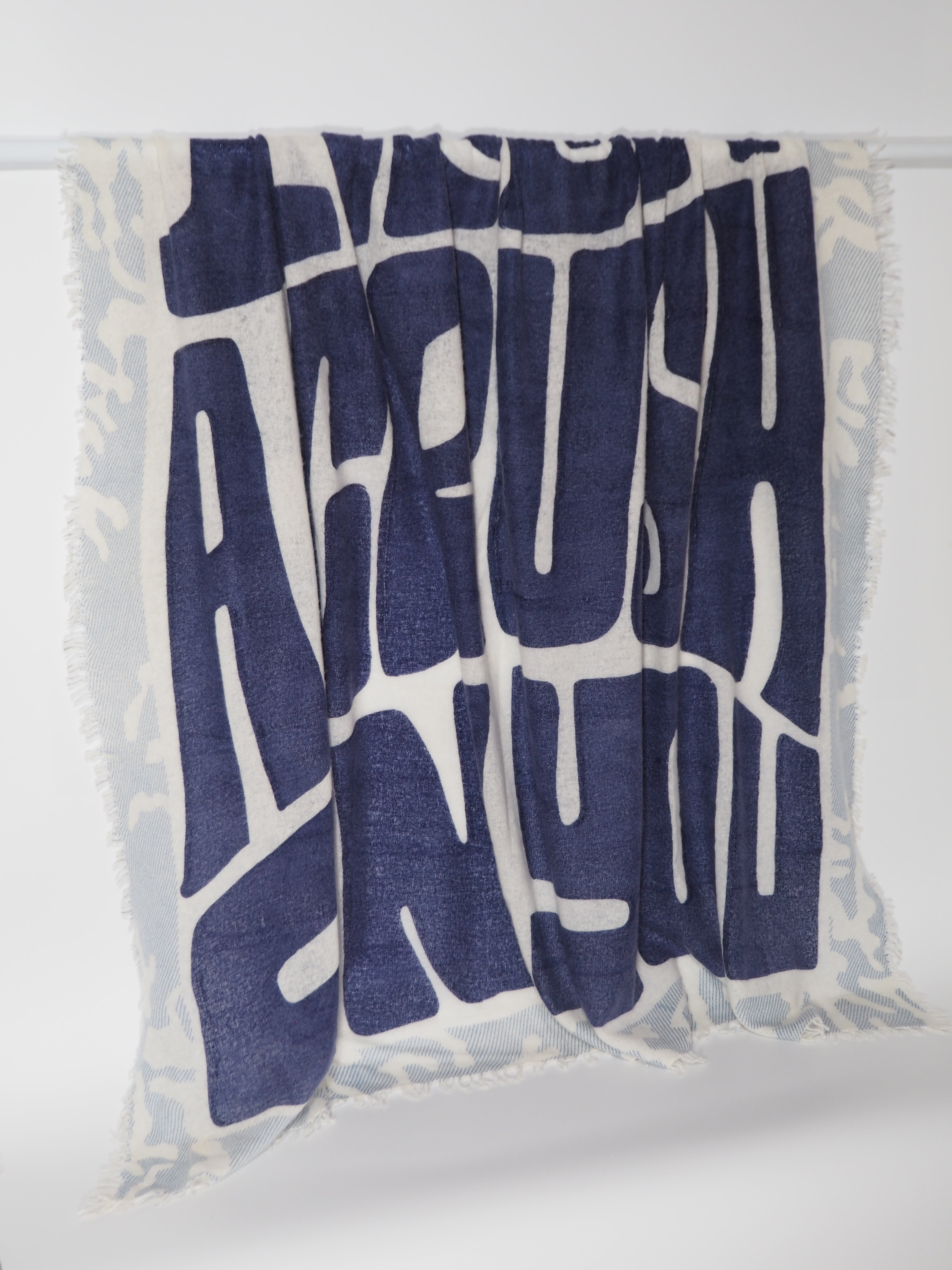 Crush - Cashmere-Schal - Farbe: Blue