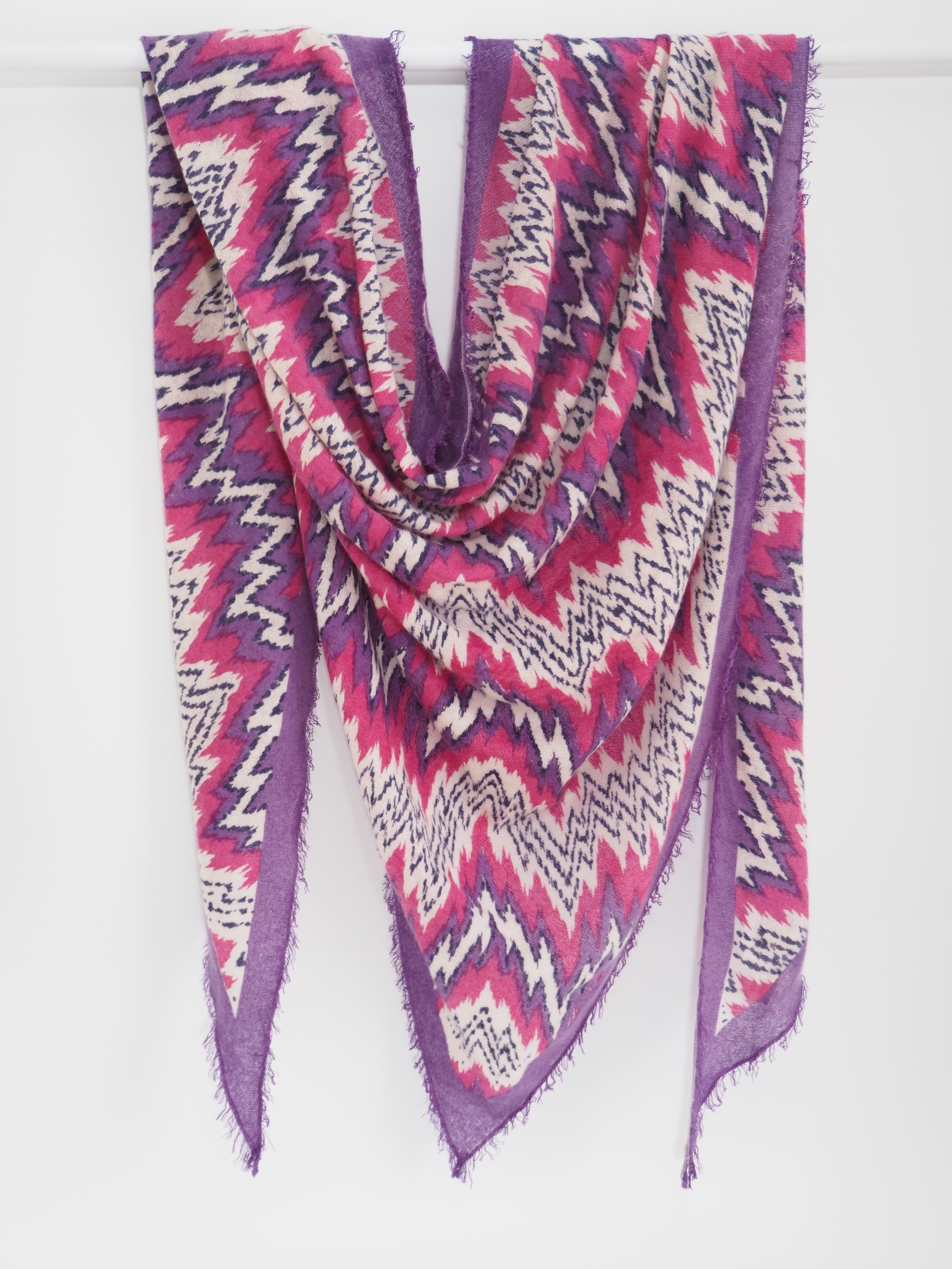 MAYA - Cashmere-Schal - Farbe: Pink