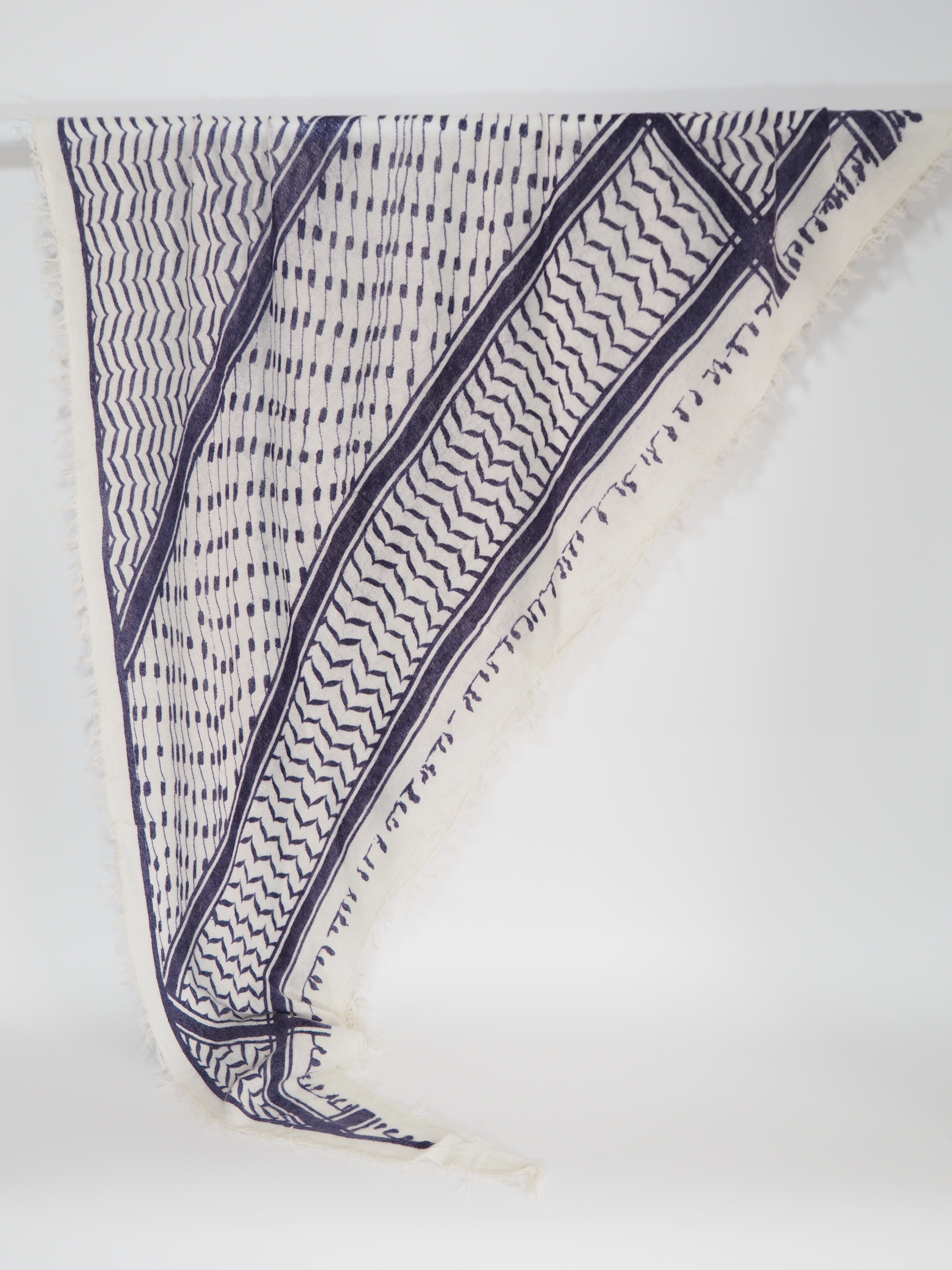 Lalit - Cashmere-Schal - Farbe: Offwhite / Lilac