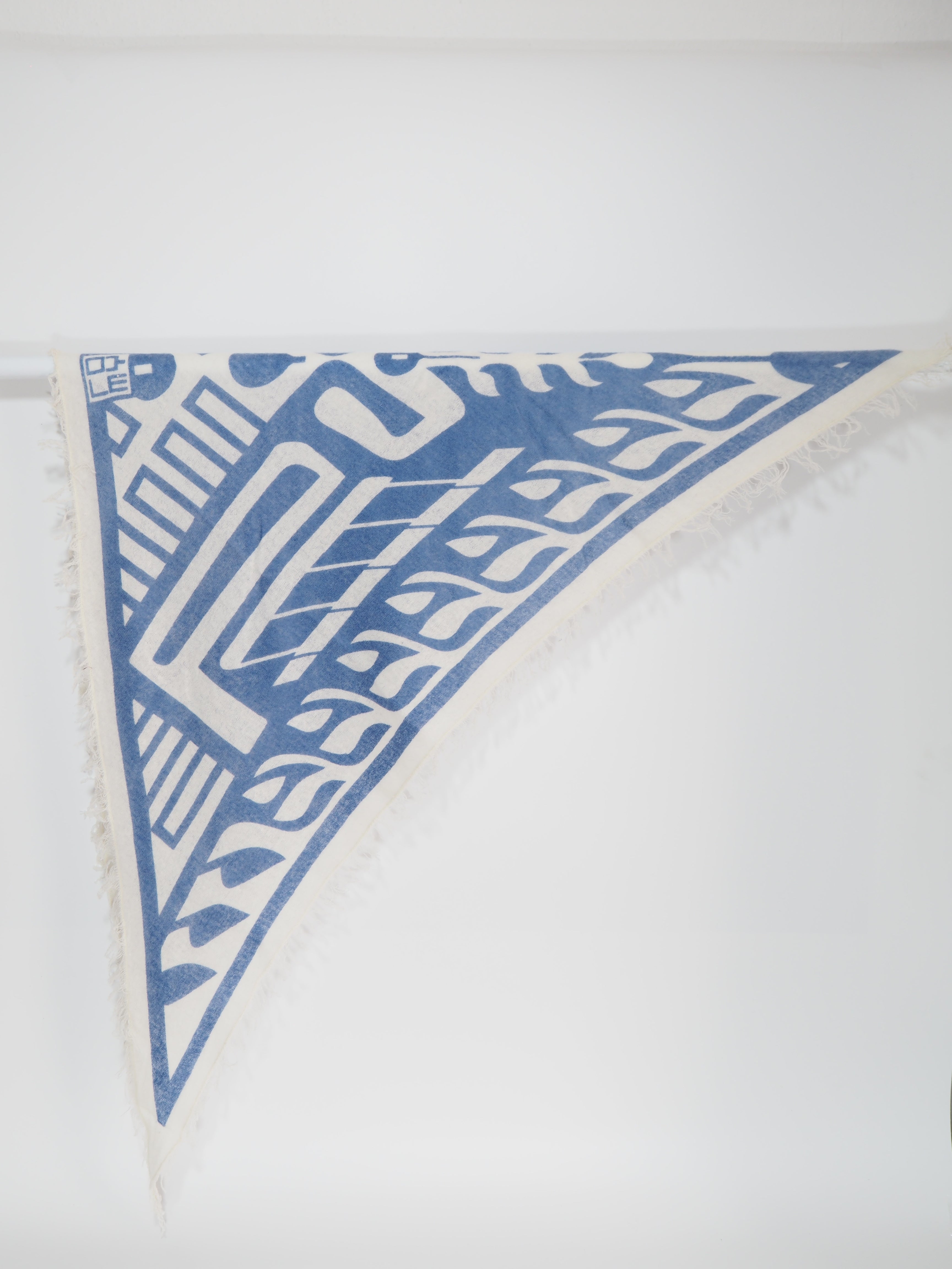 Pulsi - Cashmere-Schal - Farbe: Offwhite / Jeansblue