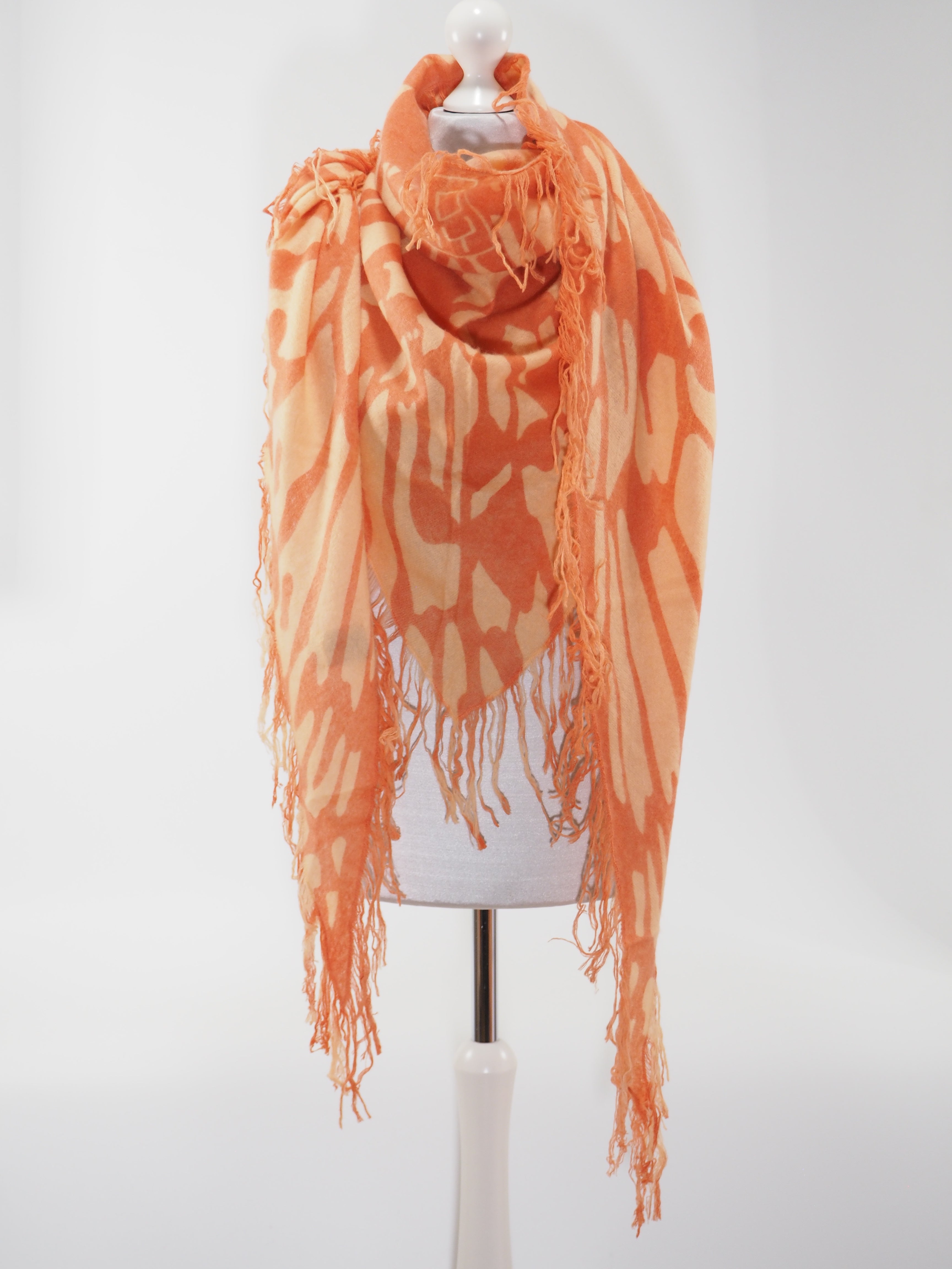 SUNDARI - Kaschmir-Schal - Farbe: Orange