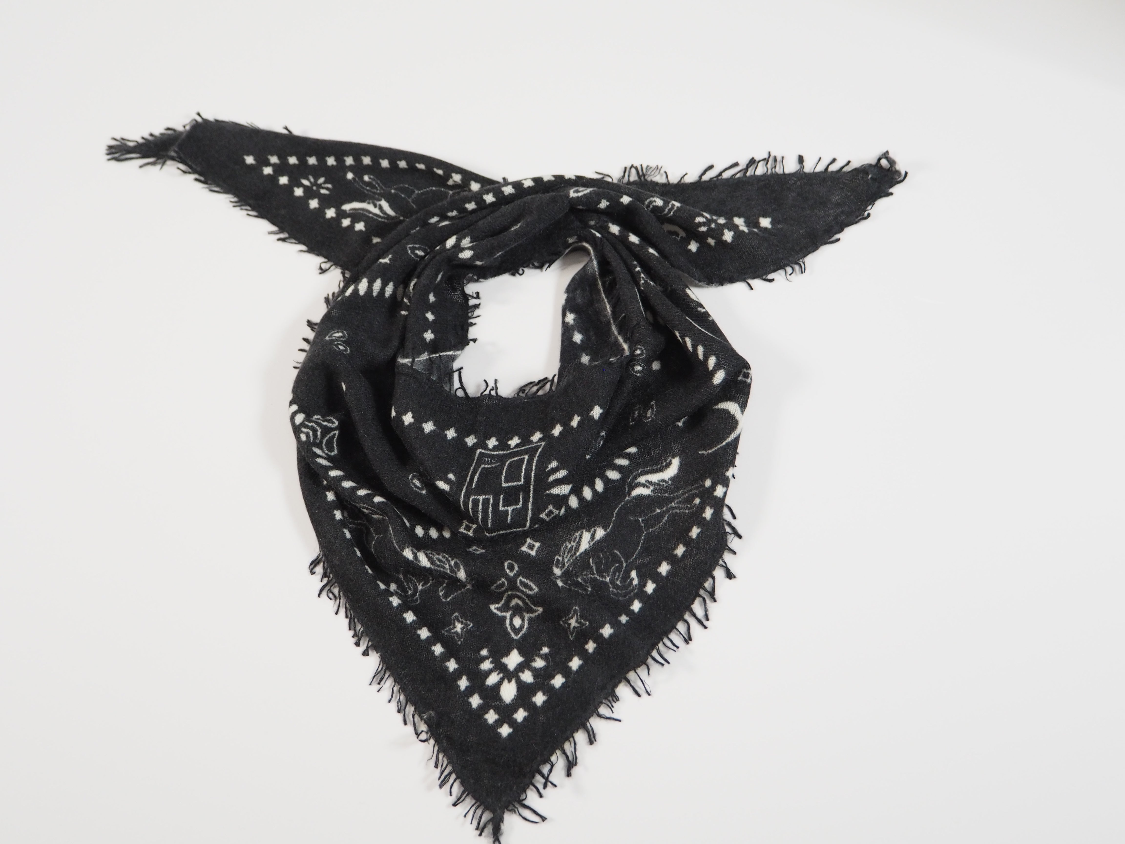 Wild Horses - Cashmere-Schal -     Farbe: Black/White