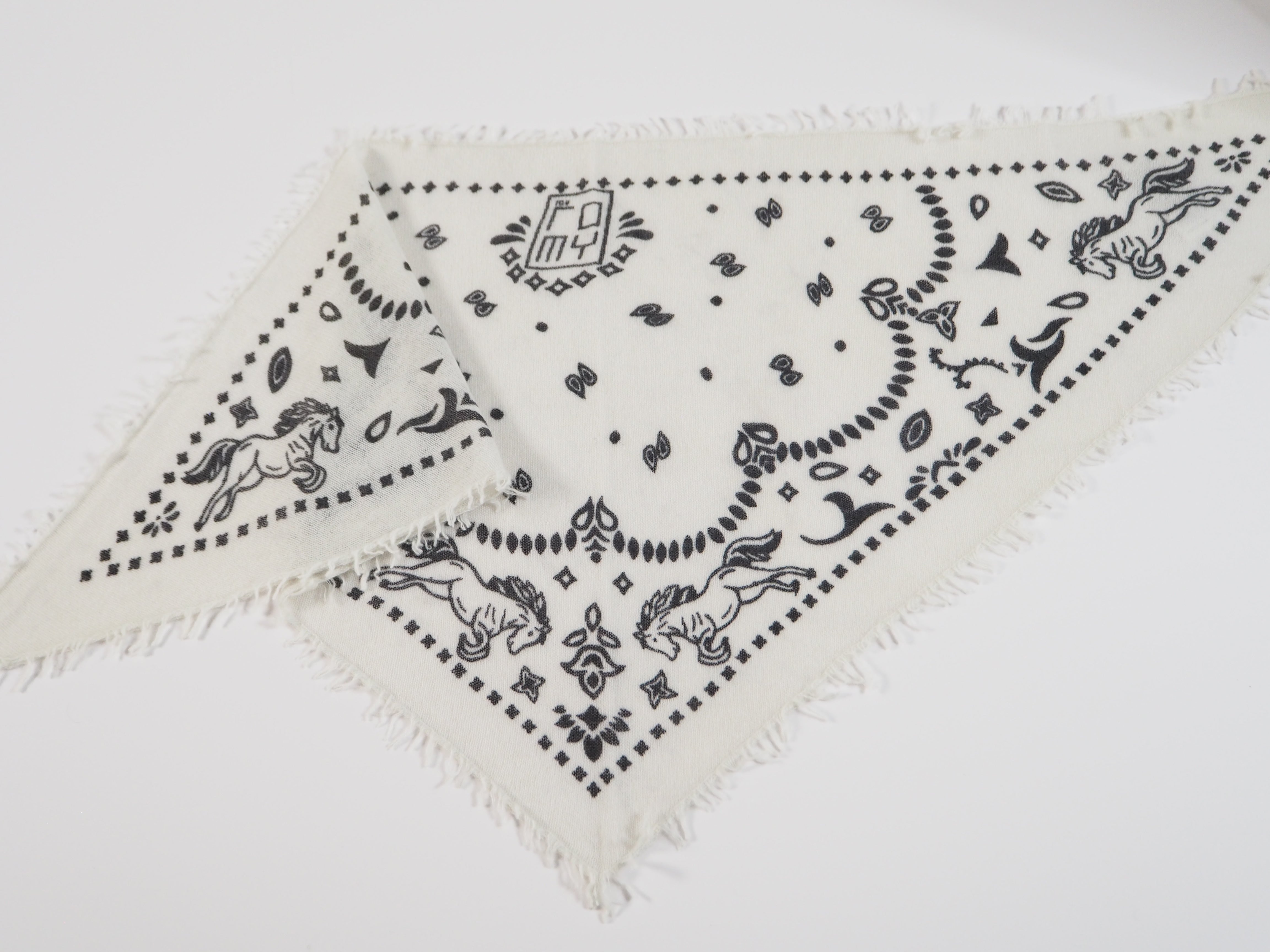 Wild Horses - Cashmere-Schal -     Farbe: Offwhite/Black