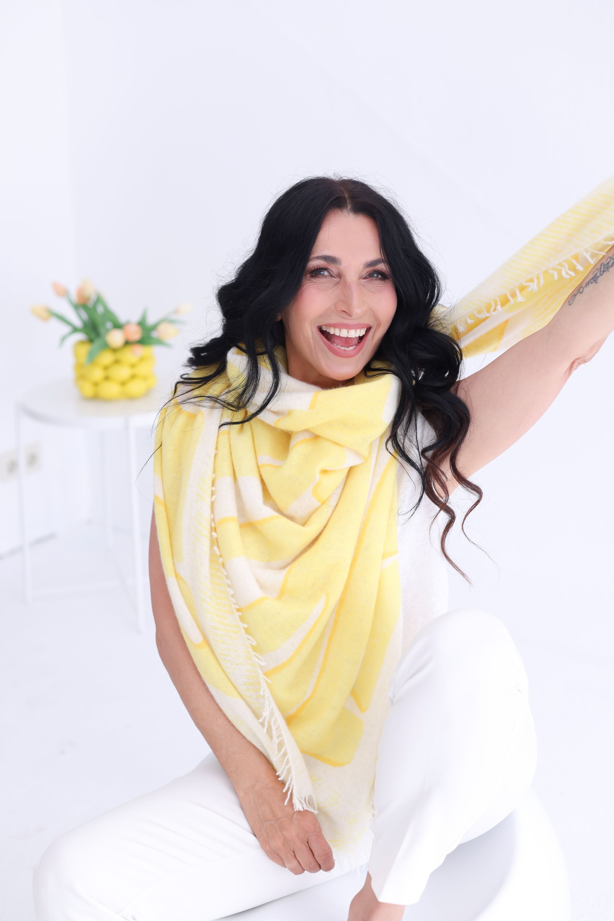 Sunshine - Cashmere-Schal -     Farbe: Yellow