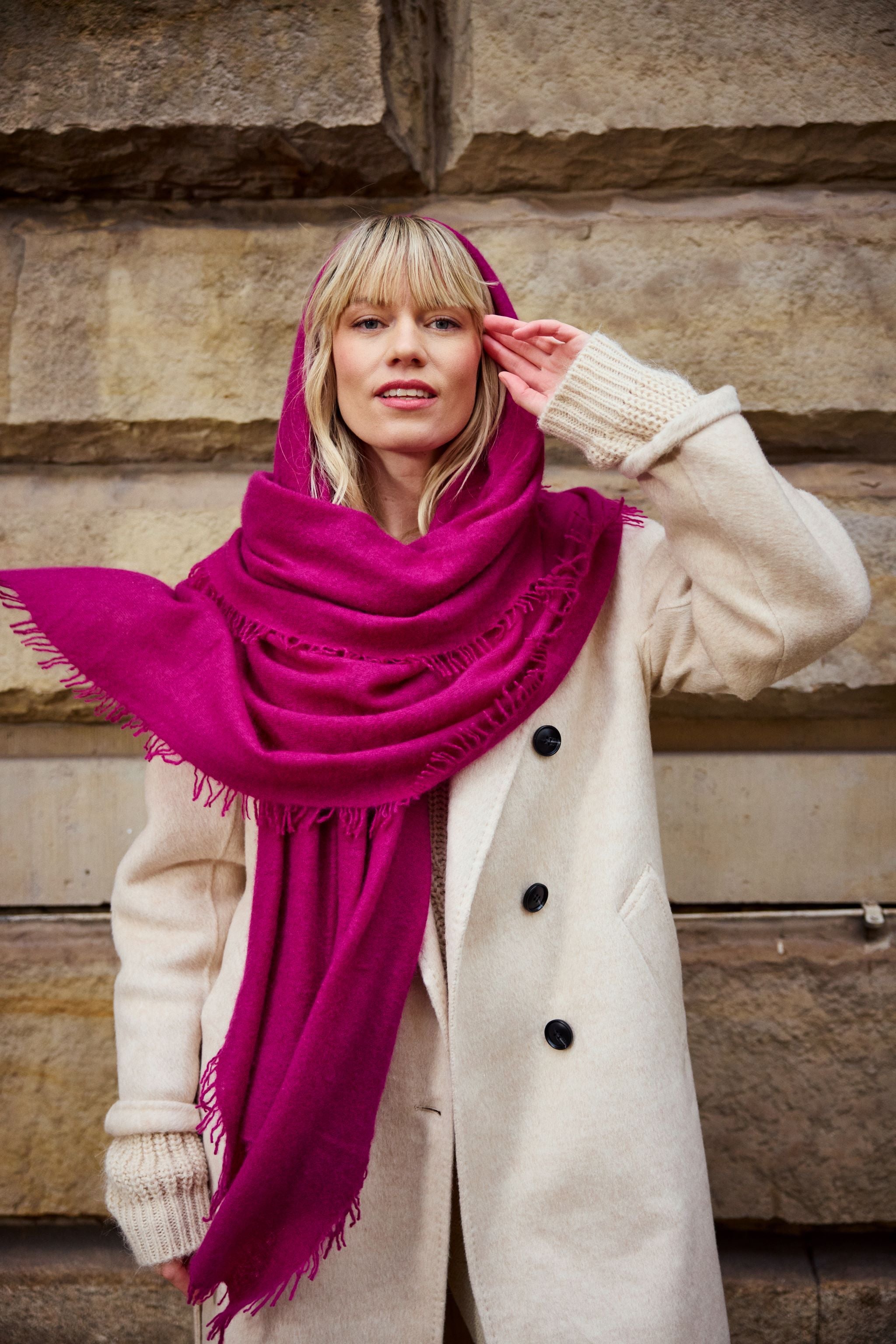 Tibet - Cashmere-Schal - Farbe: Malaga 47D