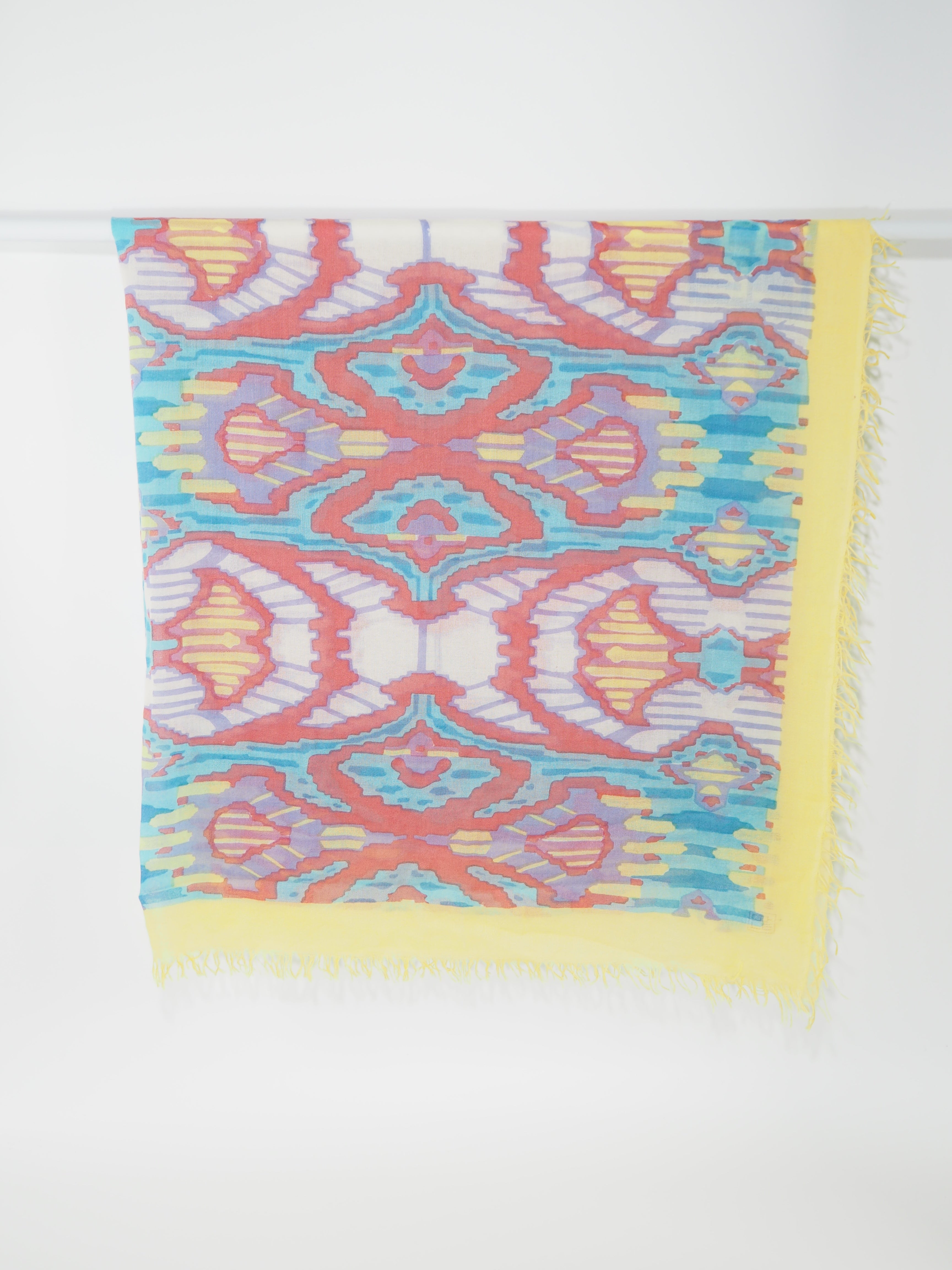 NATSUMI - Kaschmir-Schal -      Farbe: Pastel