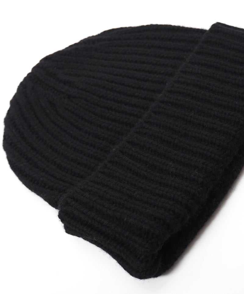 NEHA - Cashmere-Mütze -      Farbe: Black