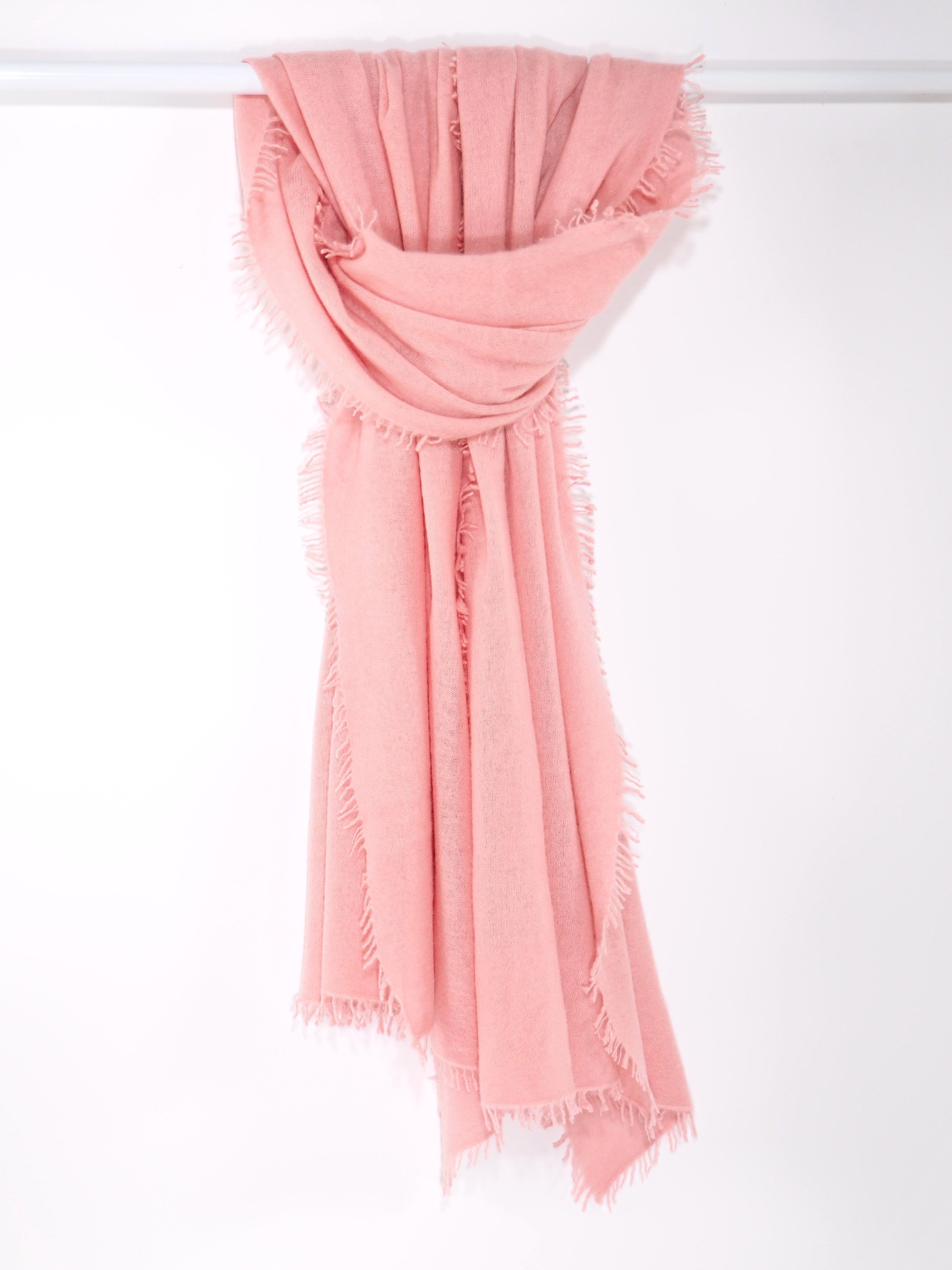 Tibet - Cashmere-Schal - Farbe: Salmon 96L