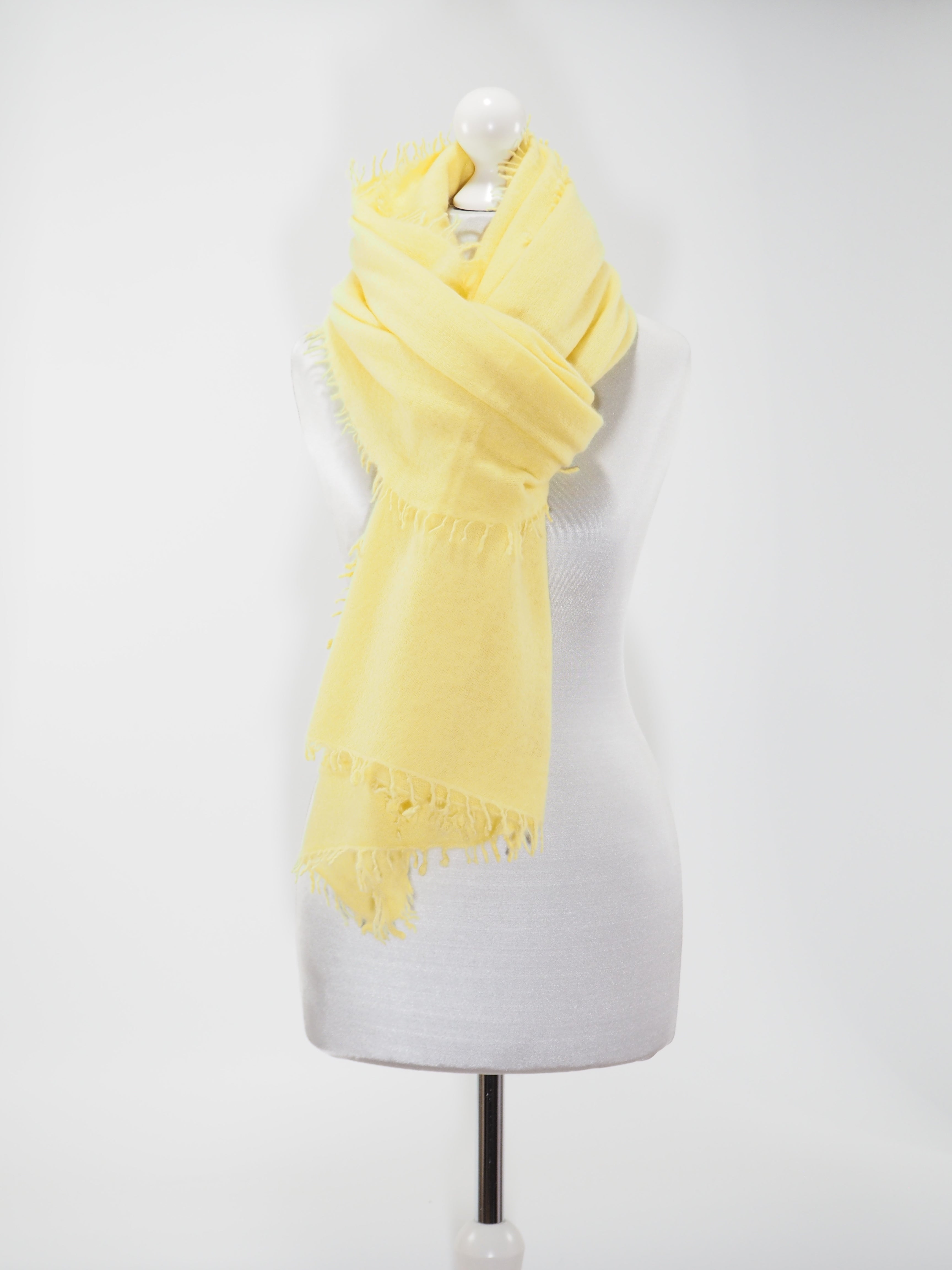 Tibet - Cashmere-Schal - Farbe: Lemon 163
