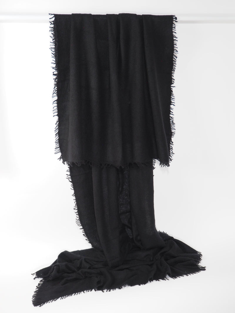 Tibet - Cashmere-Schal - Farbe: Black