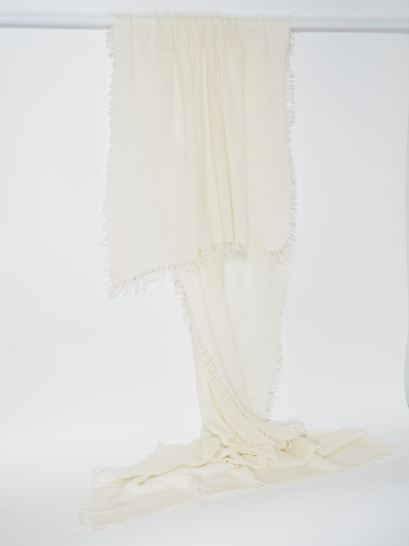 Tibet - Cashmere-Schal - Farbe: Offwhite