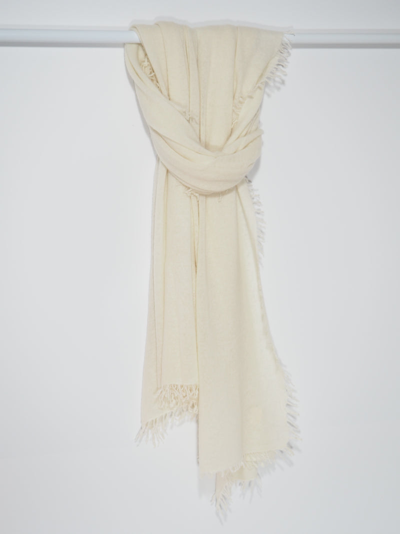 Tibet - Cashmere-Schal - Farbe: Offwhite