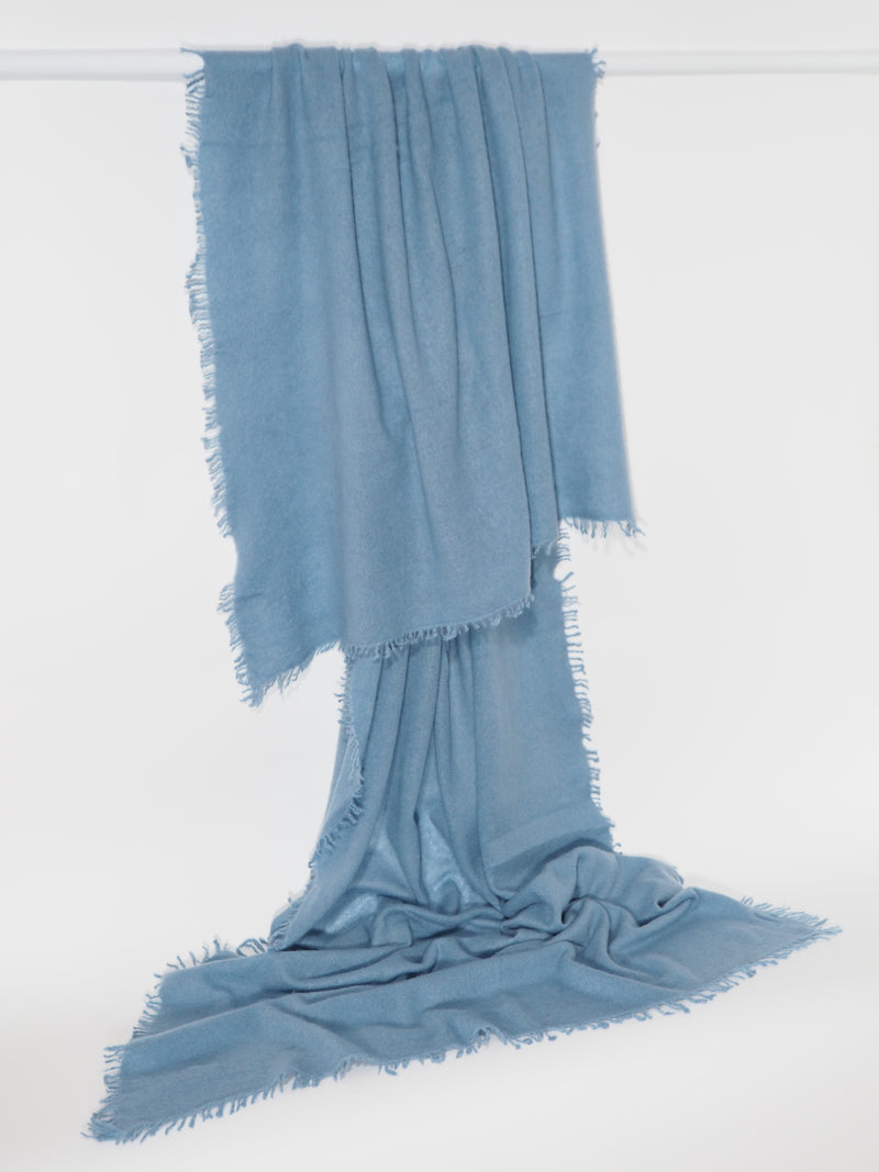 Tibet - Cashmere-Schal - Farbe: Jeansblue