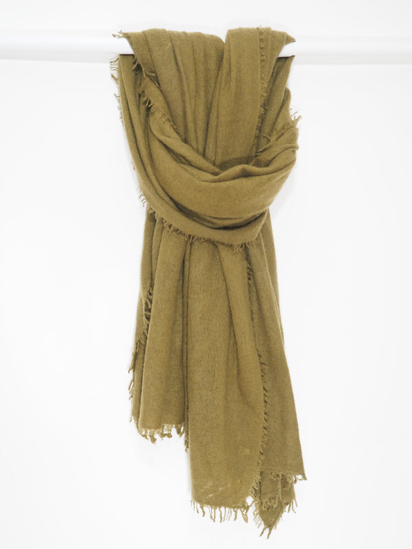 Tibet - Cashmere-Schal - Farbe: Khaki