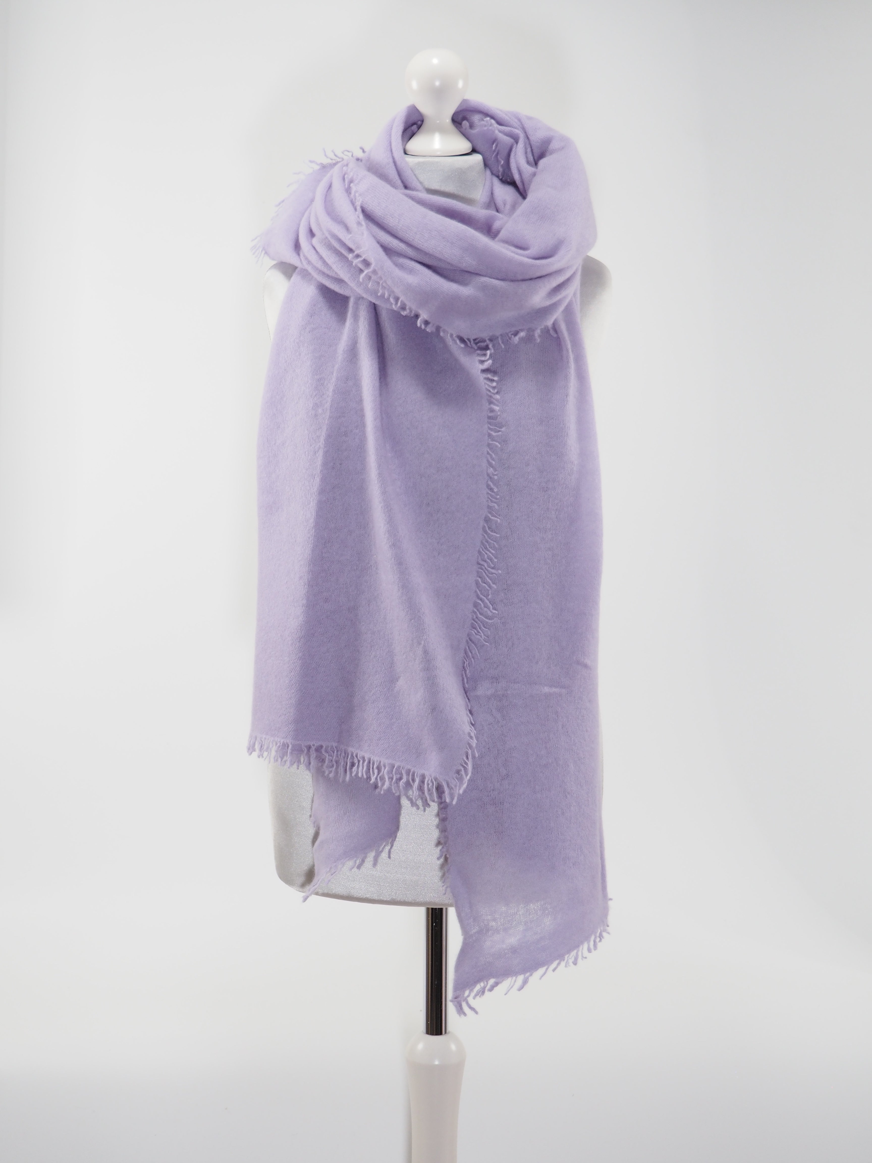 Tibet - Cashmere-Schal - Farbe: Blue Blossom