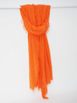 Tibet - Cashmere-Schal - Farbe: Orange 62D