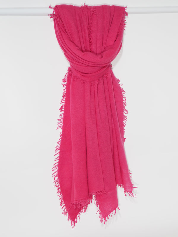 Tibet - Cashmere-Schal - Farbe: Raspberry