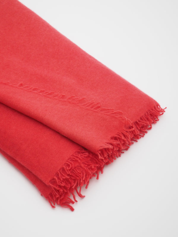 Tibet - Cashmere-Schal - Farbe: Coral 242L