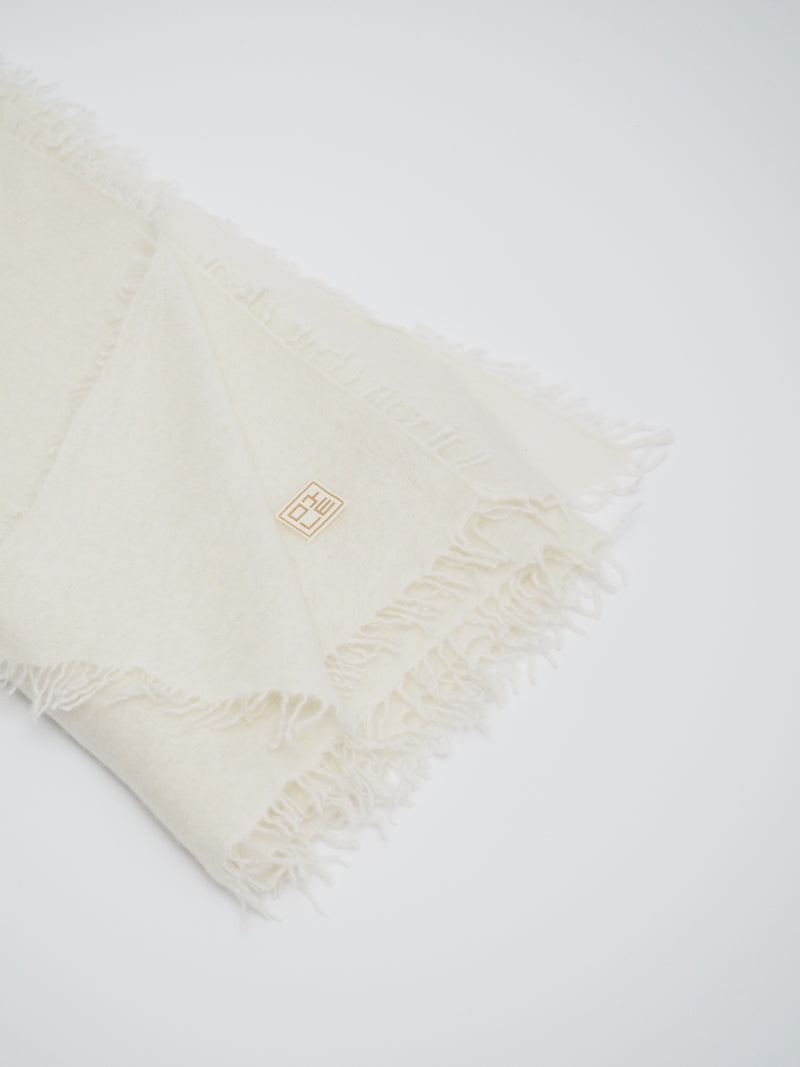 Tibet - Cashmere-Schal - Farbe: White