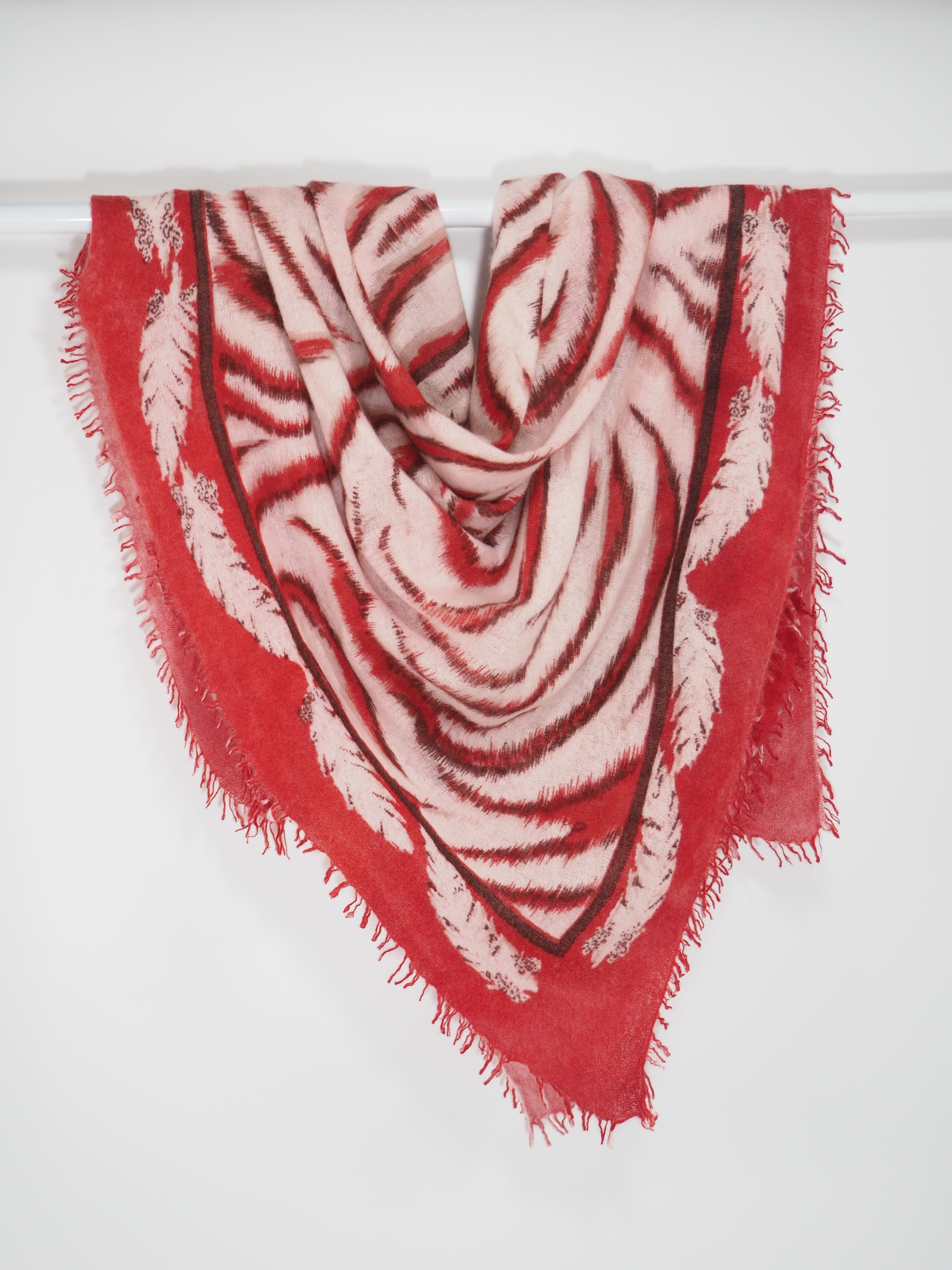 SAKARI - Kaschmir-Schal -      Farbe: Red
