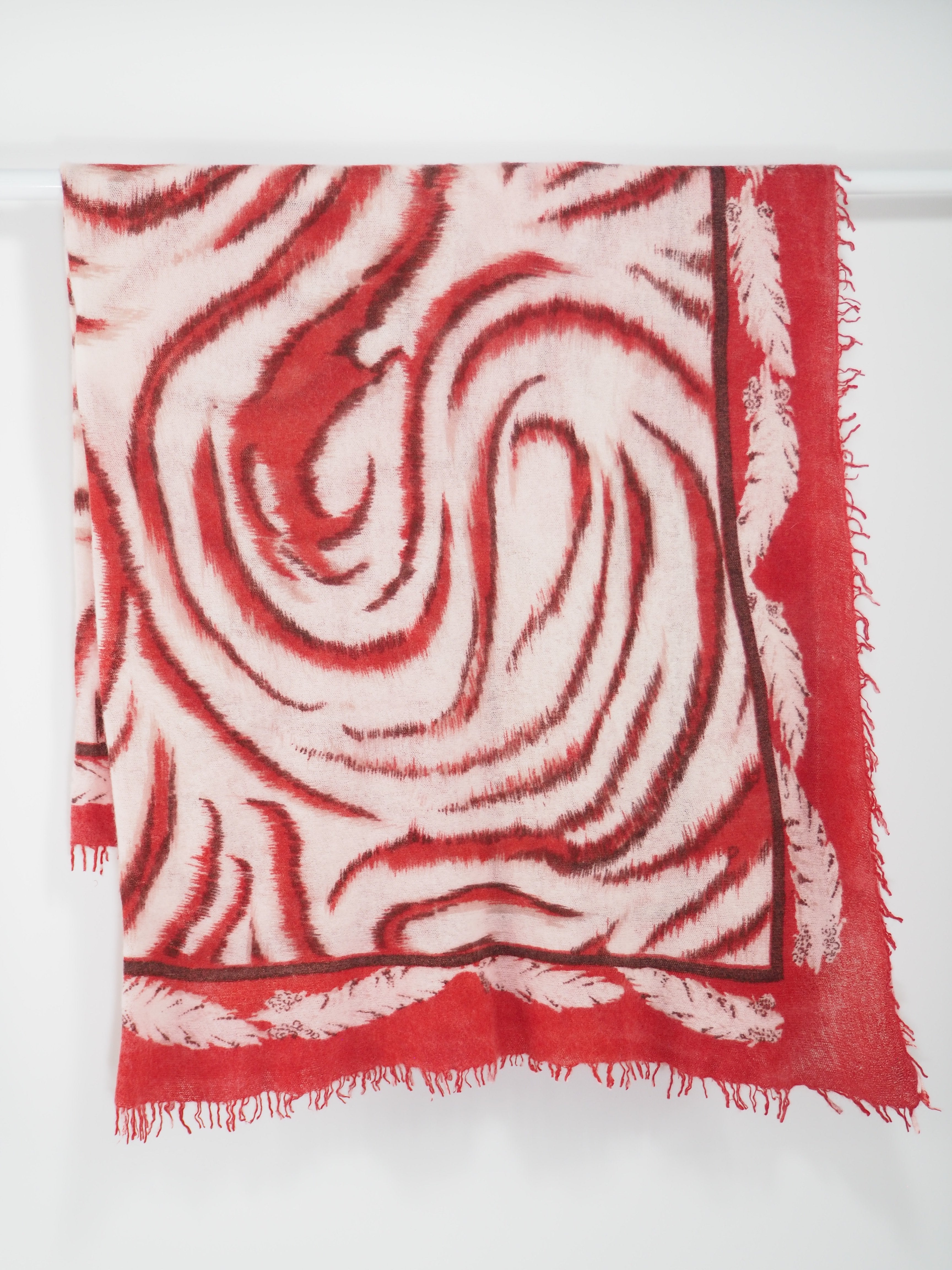 SAKARI - Kaschmir-Schal -      Farbe: Red