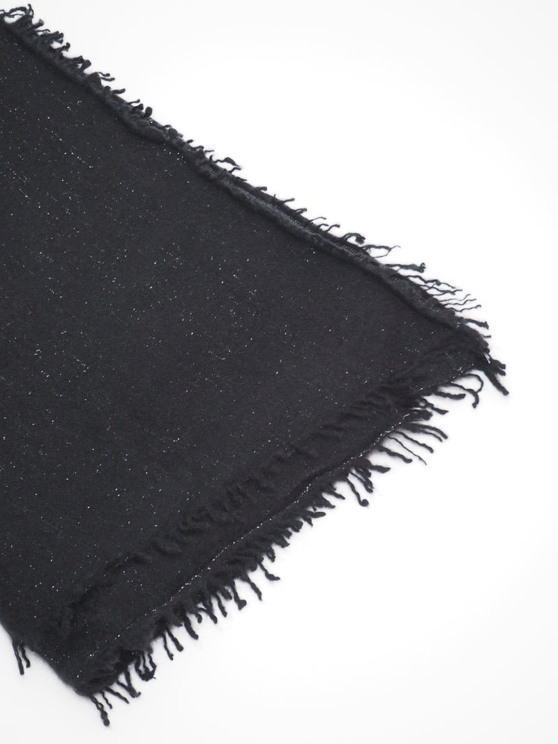 Tara - Cashmere-Schal - Farbe: Black / Silver