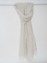 Tara - Cashmere-Schal - Farbe: White / Silver