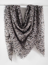 JANGALI - Federleichter Kaschmir-Schal -      Farbe: Grey-Black