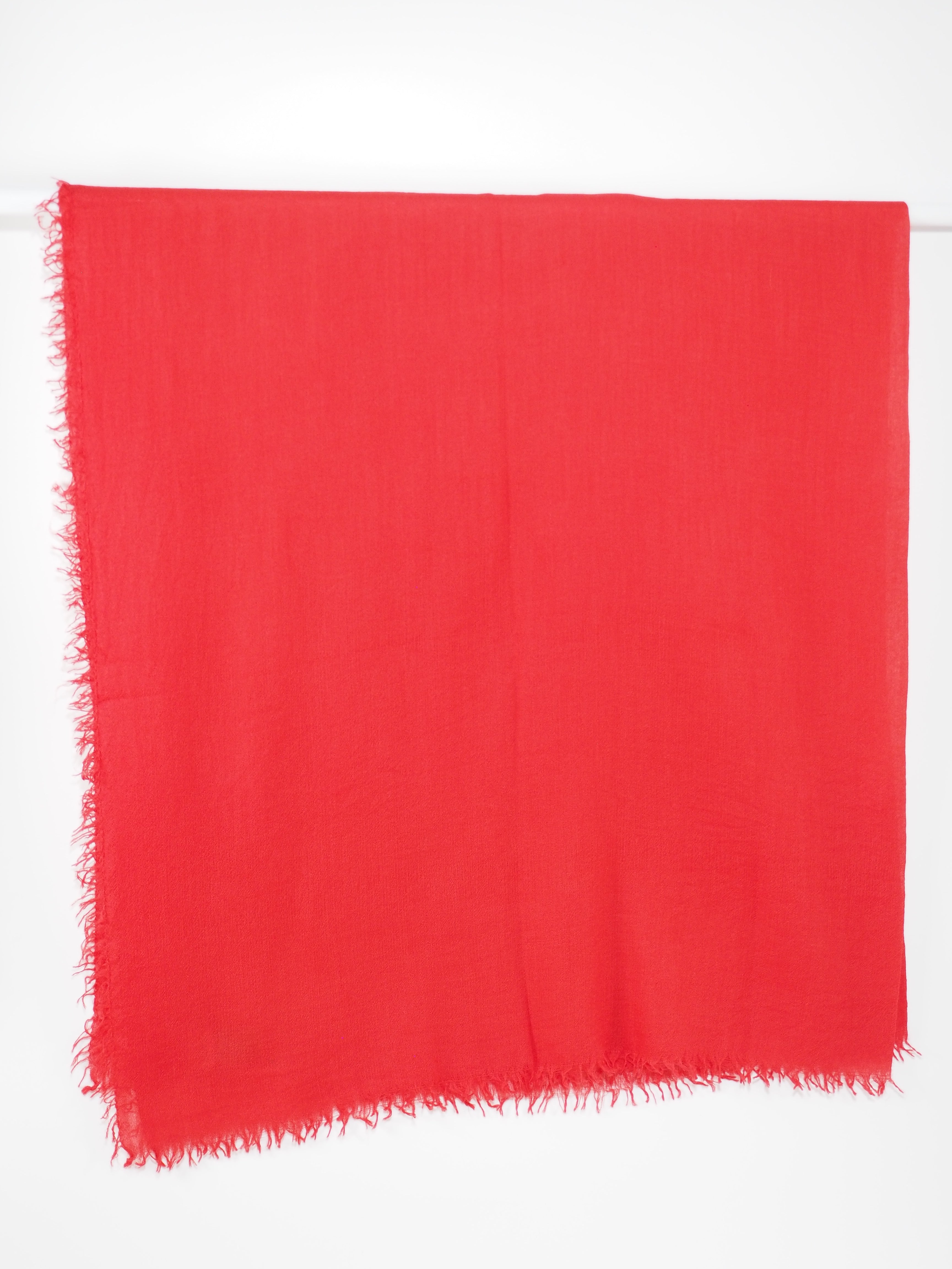 MAHANA - Federleichter Kaschmir-Schal -      Farbe: Cherry 25