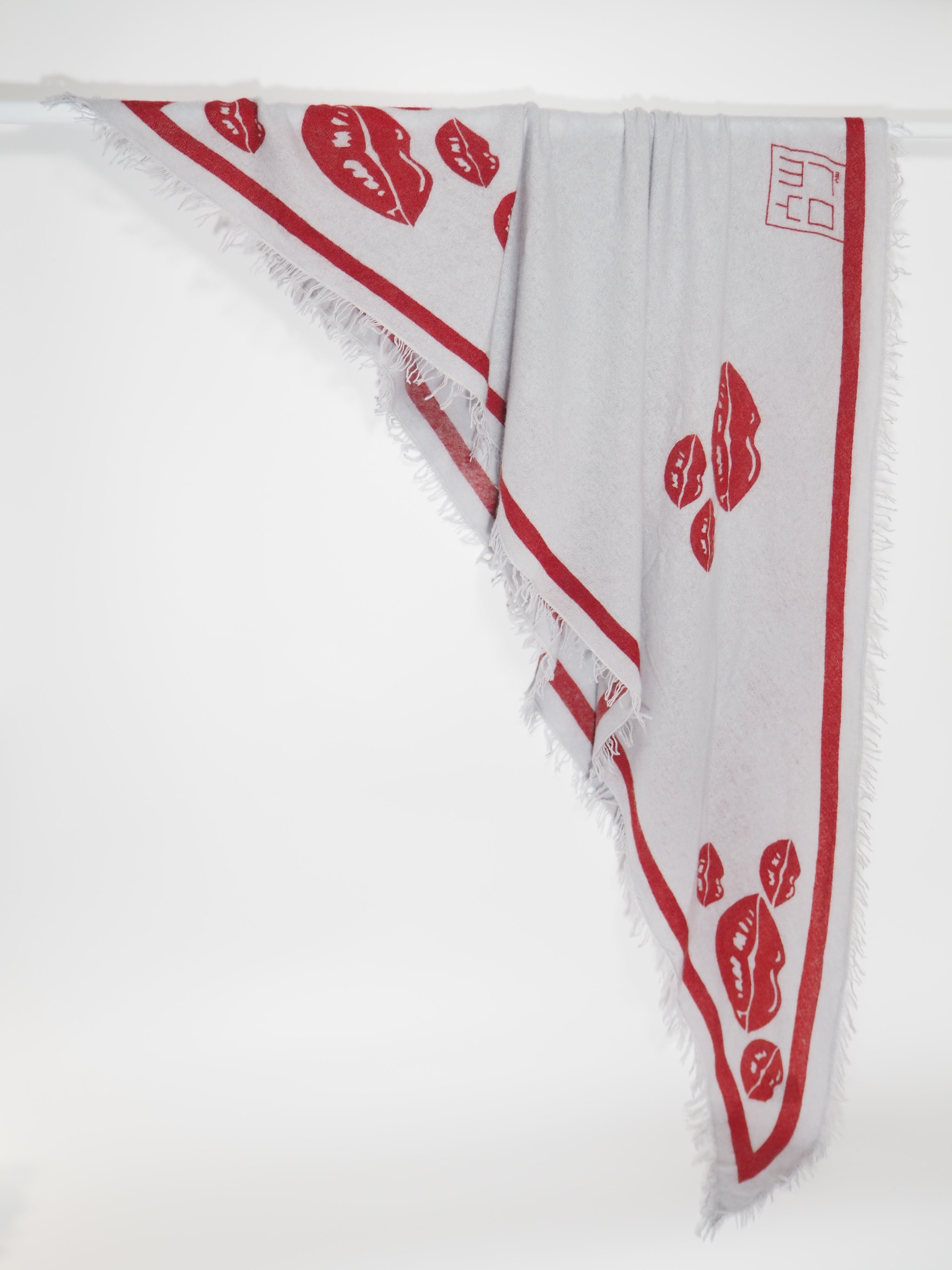 Kisses - Cashmere-Schal -     Farbe: Silver/Cherry