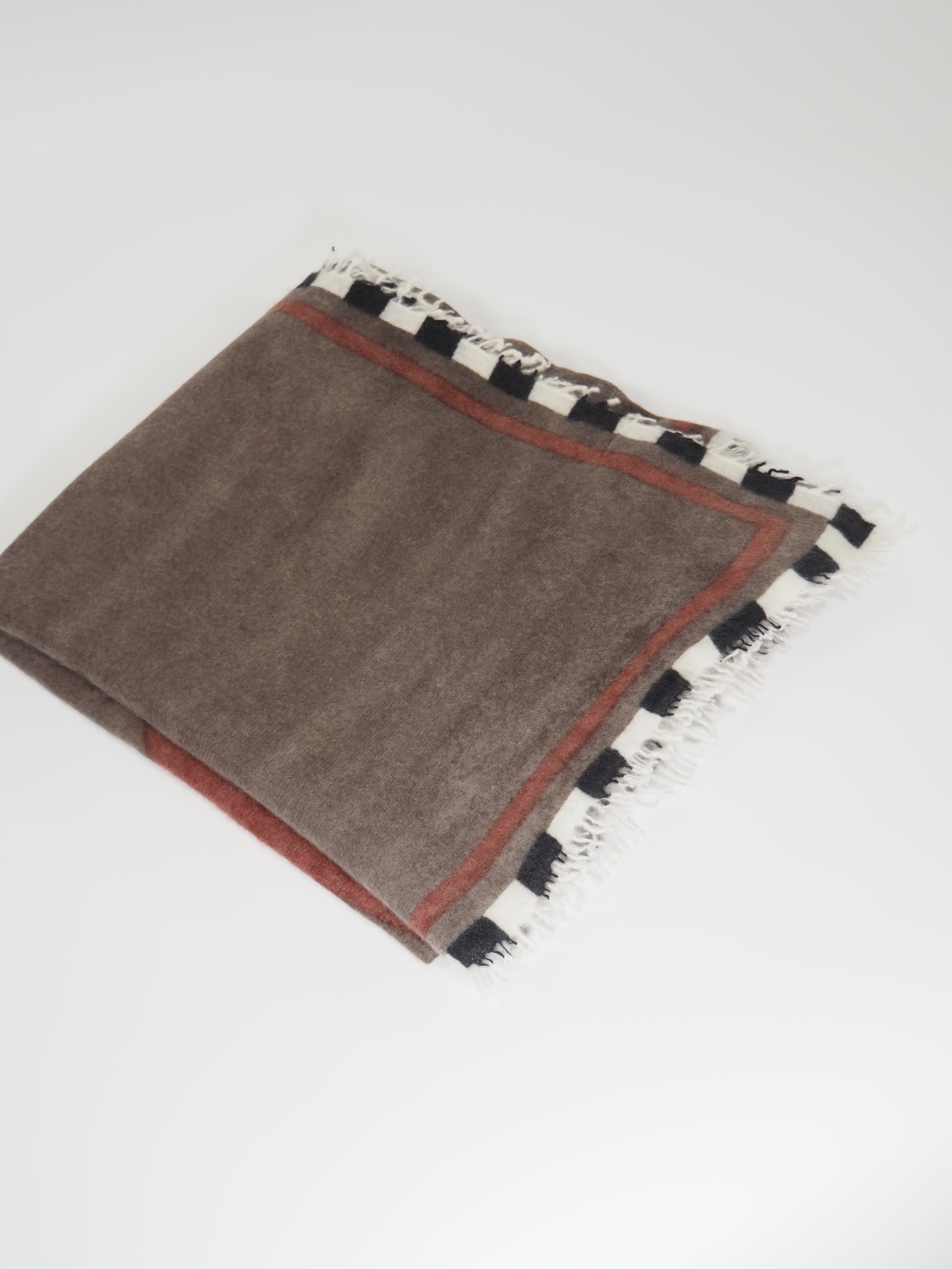 BIG KISS - Cashmere-Schal -     Farbe: Mokka / Rubywine
