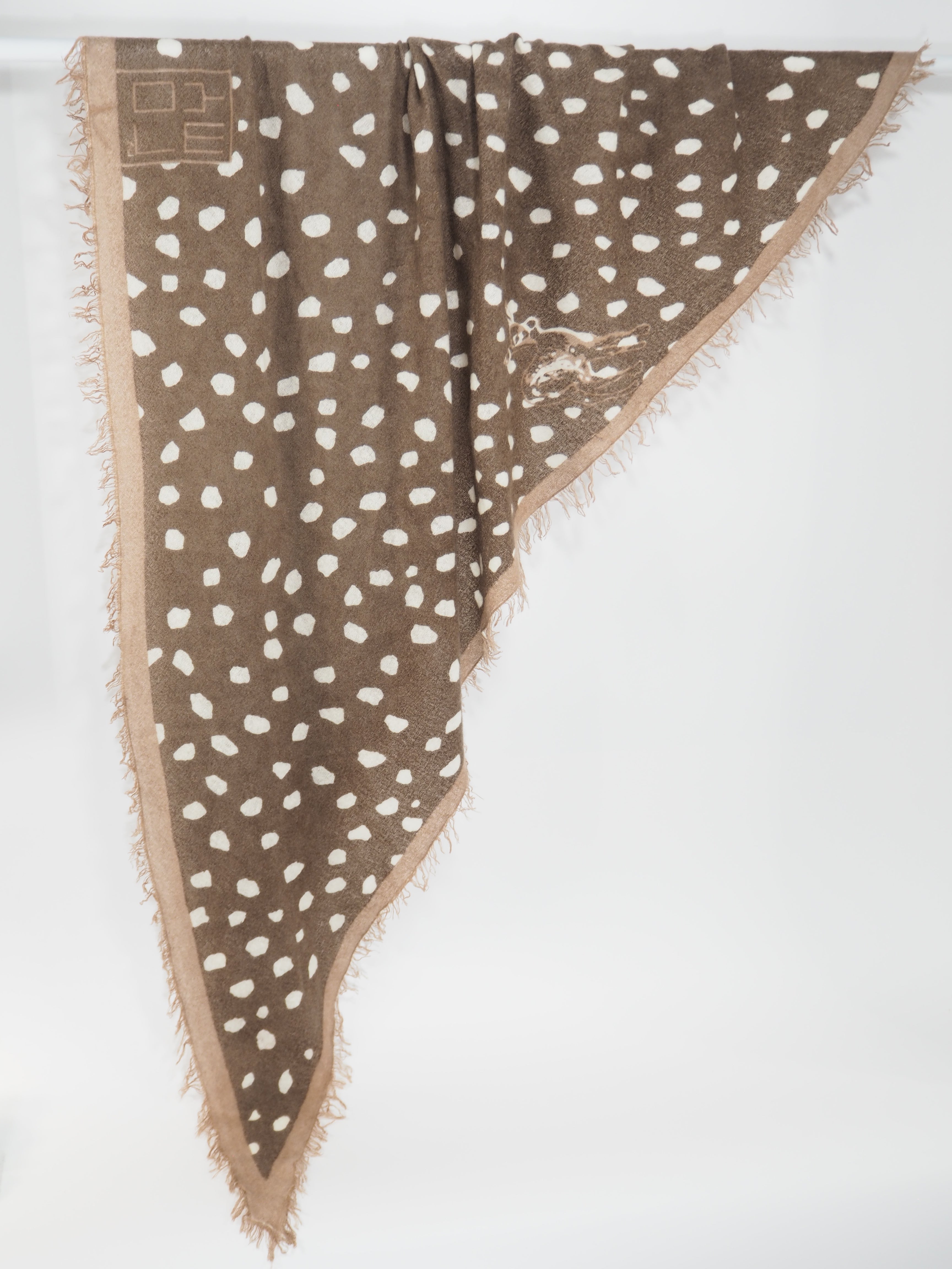 REHLEIN - Kaschmir-Schal -      Farbe: Brown