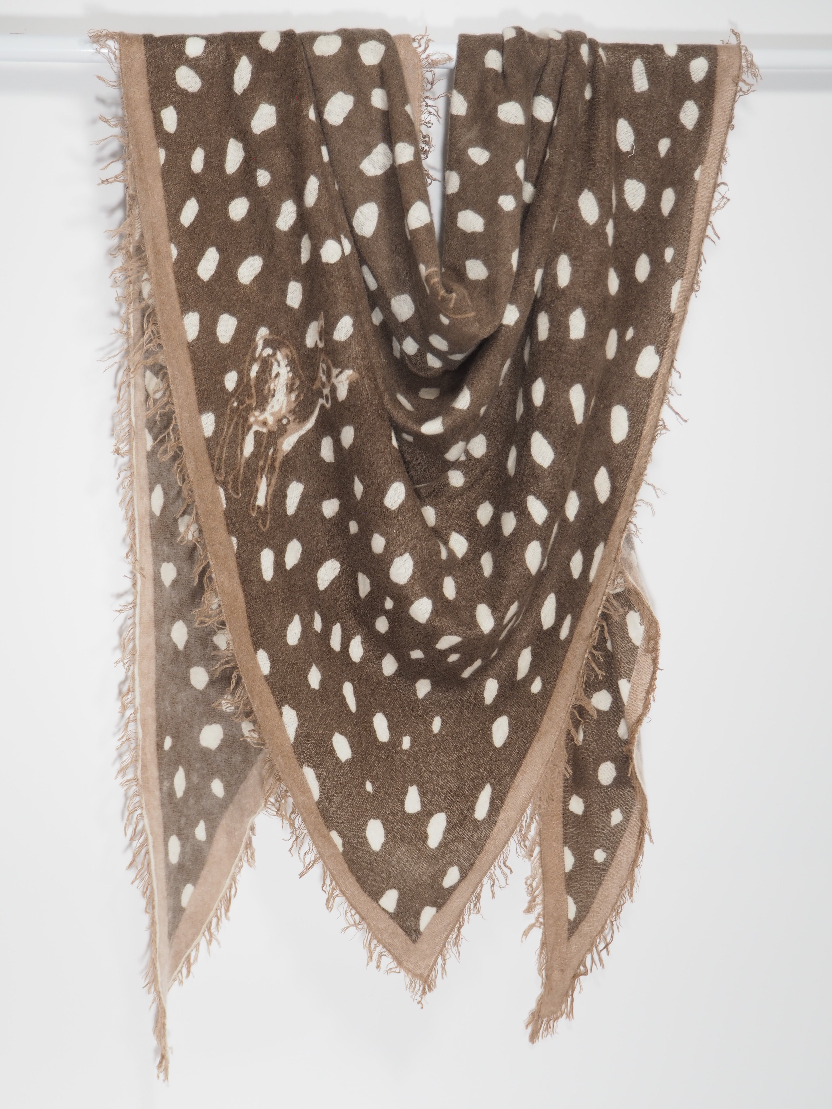 REHLEIN - Kaschmir-Schal -      Farbe: Brown