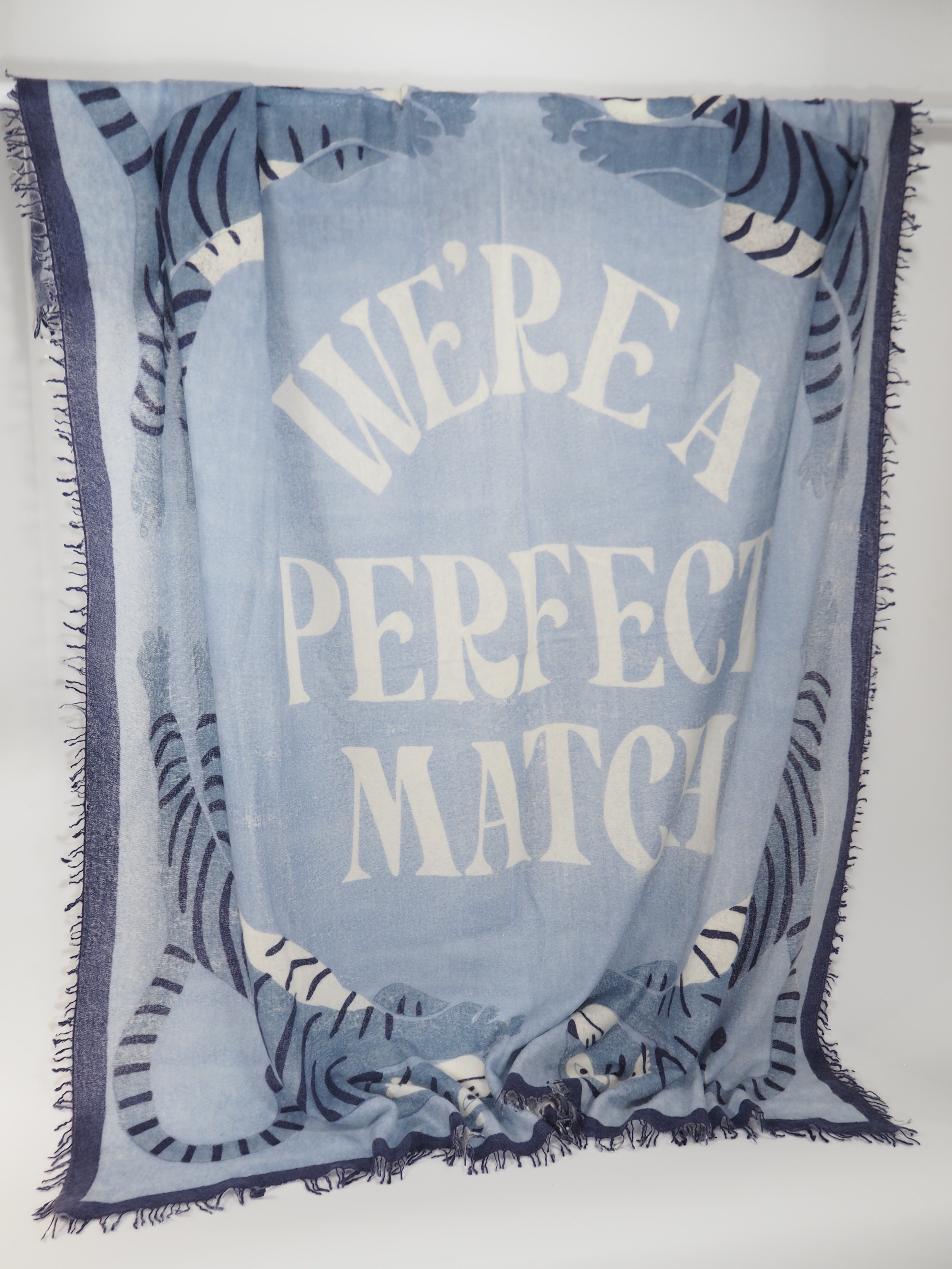 Perfect Match - Cashmere-Schal -     Farbe: Blue