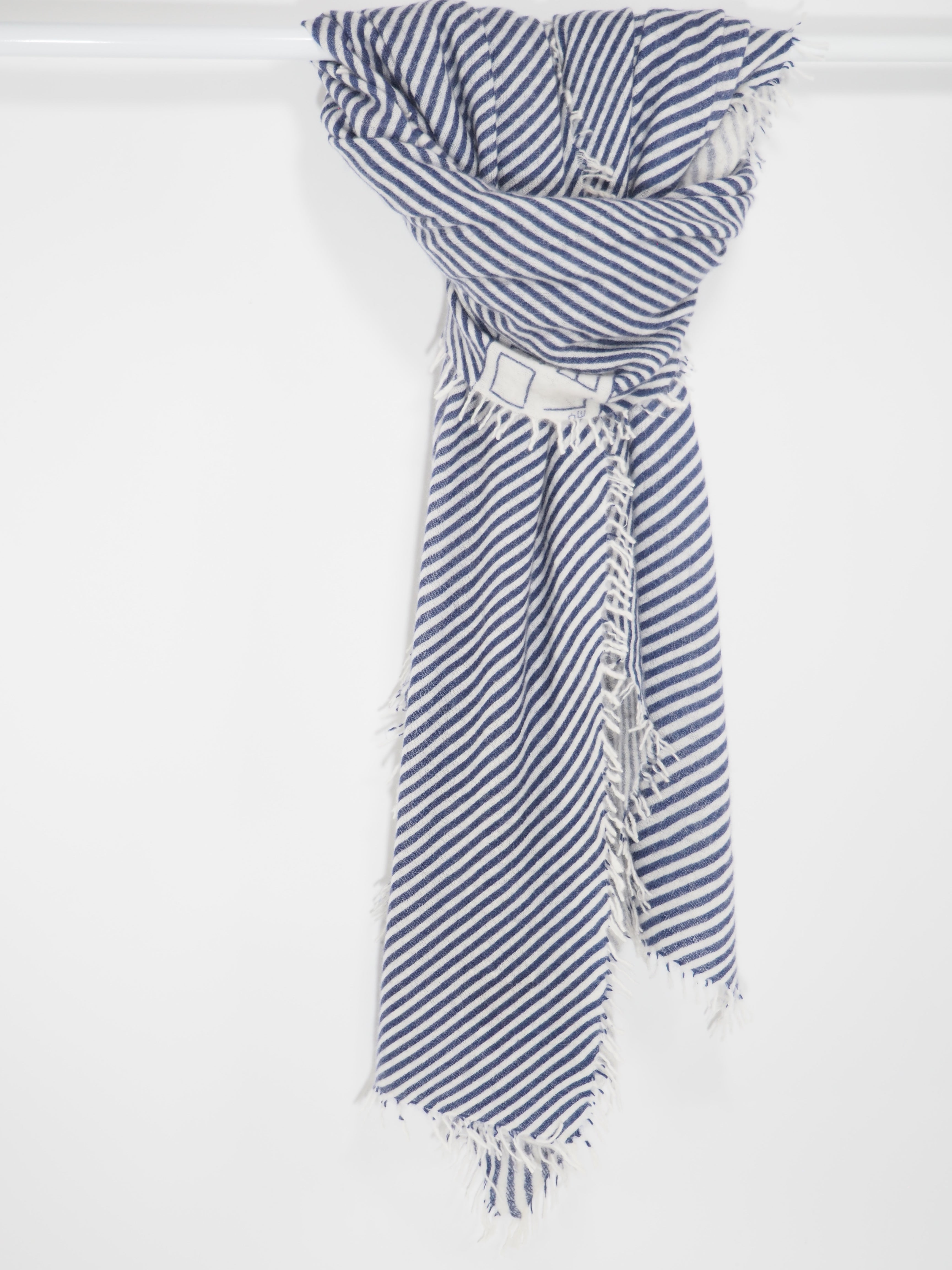 Stripes - Cashmere-Schal -     Farbe: Blue/White