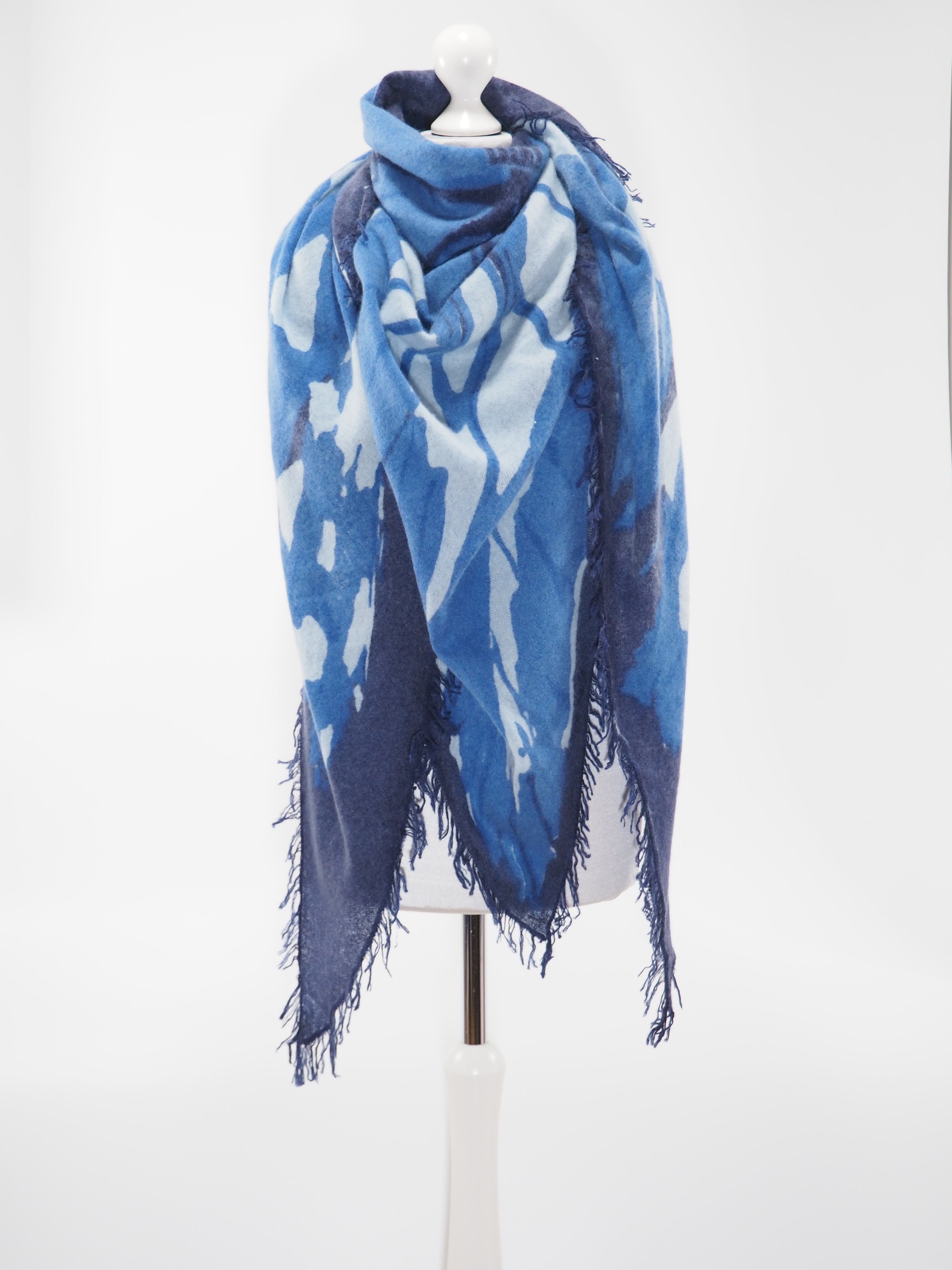 NEELIMA - Kaschmir-Schal -      Farbe: Blue