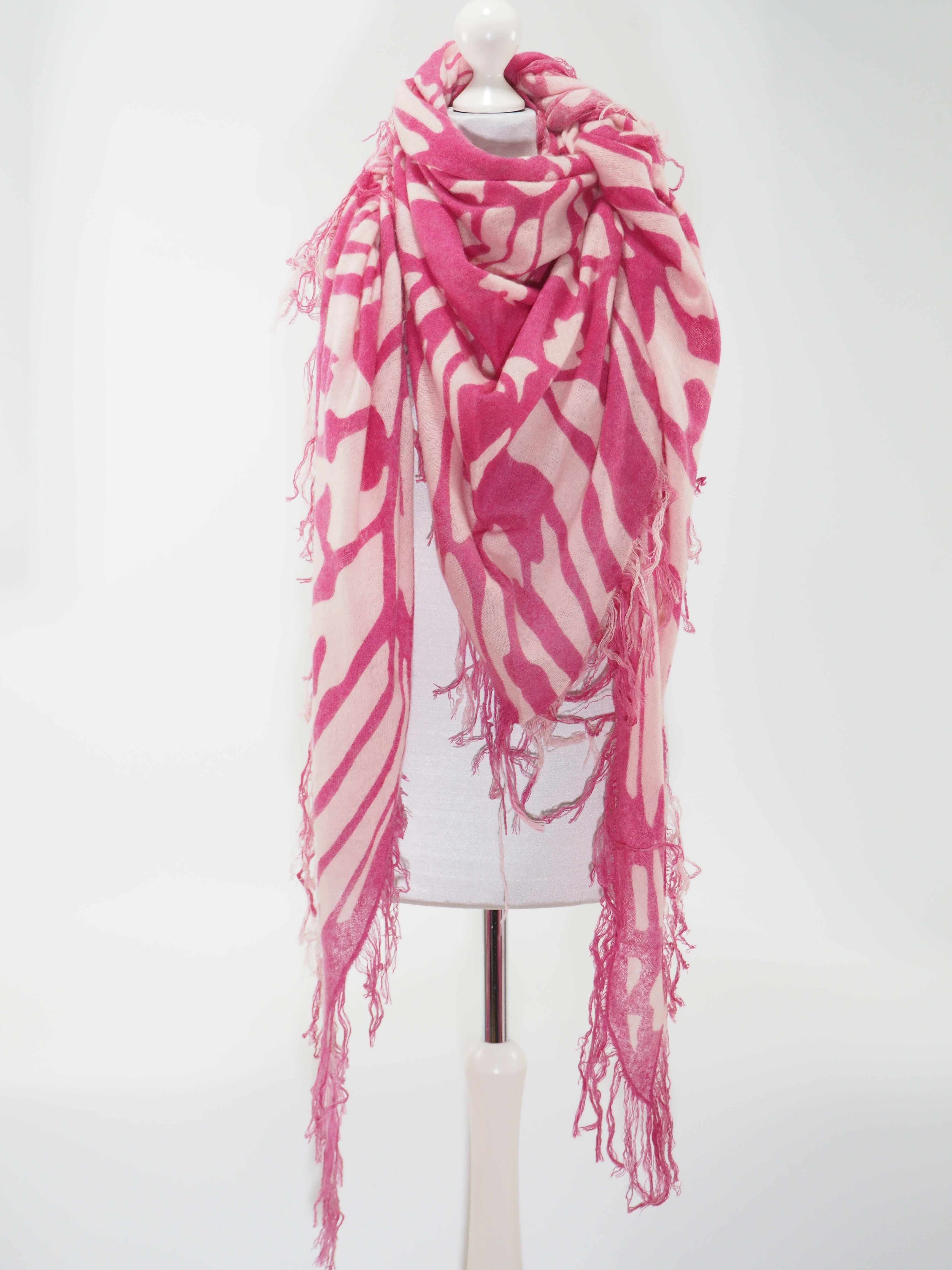 SUNDARI - Kaschmir-Schal -      Farbe: Pink