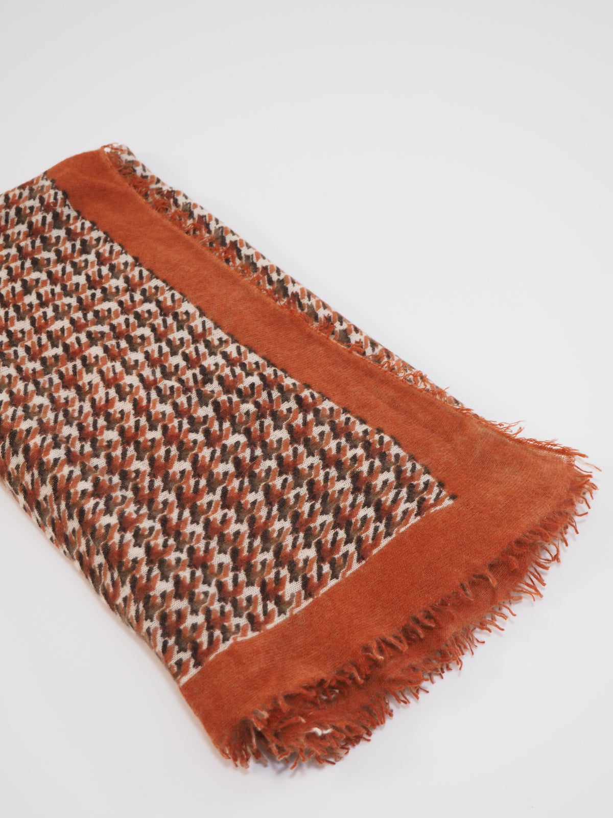 NISHA - Schal - Farbe: Cognac-Brown