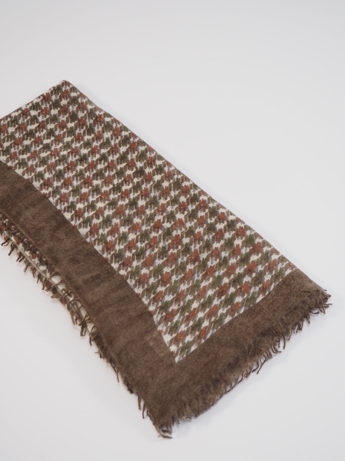 NISHA - Schal - Farbe: Petrol-Brown