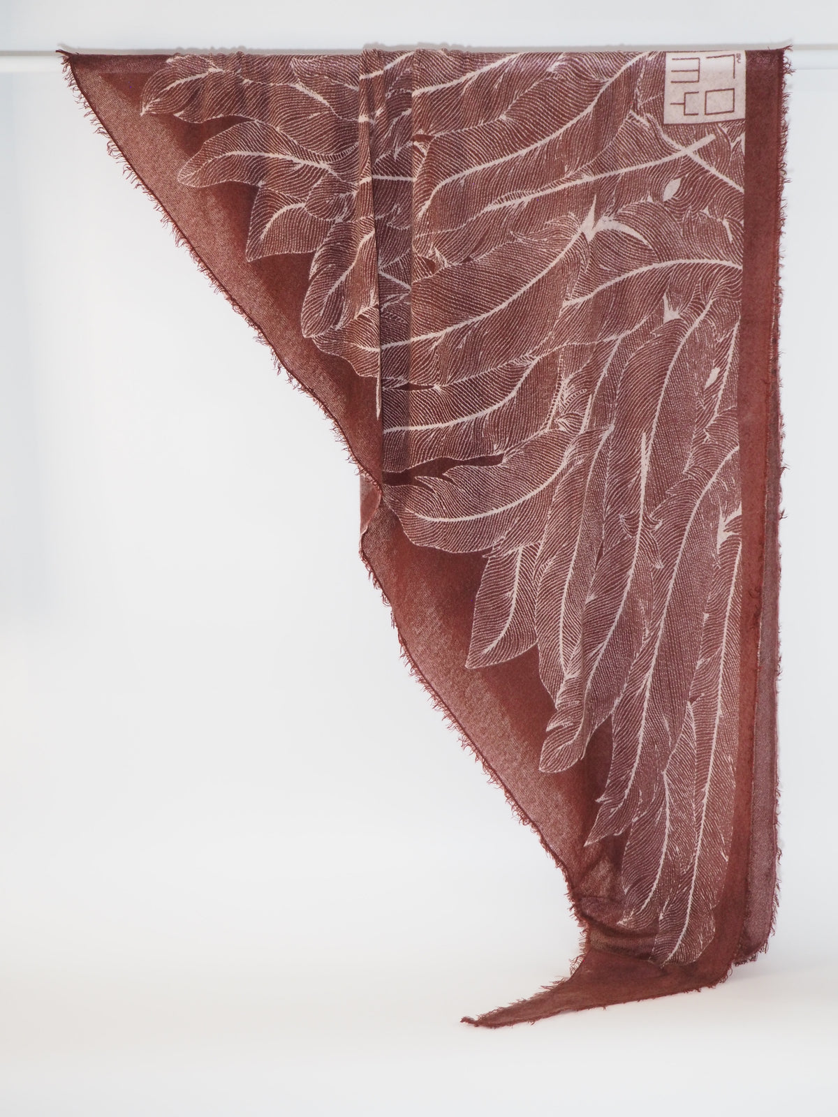 ALARIA Dreiecks-Schal - Farbe: Ruby-Wine 25040